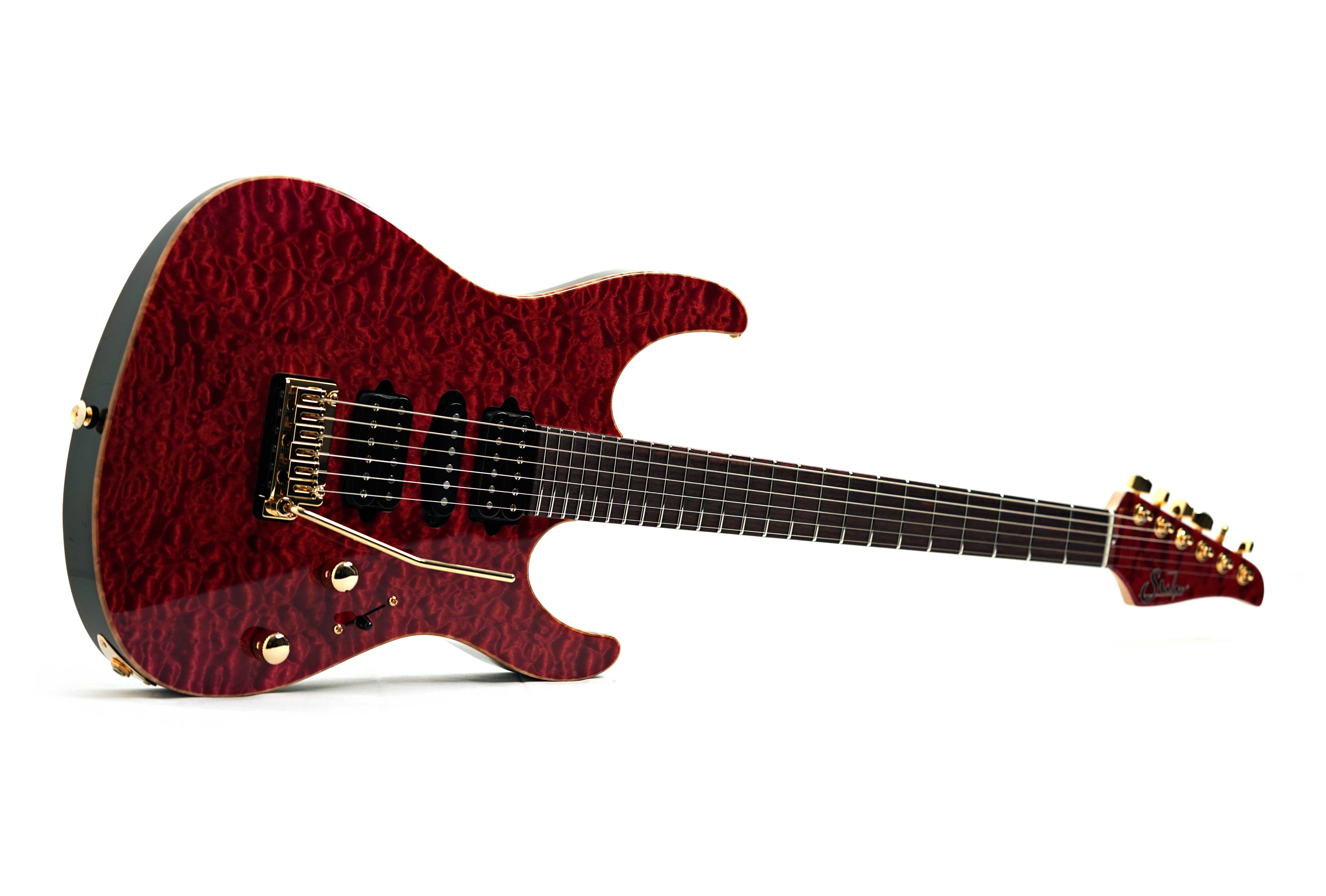 Suhr Modern Hand Picked Quilt Top Trans Burgundy #91413