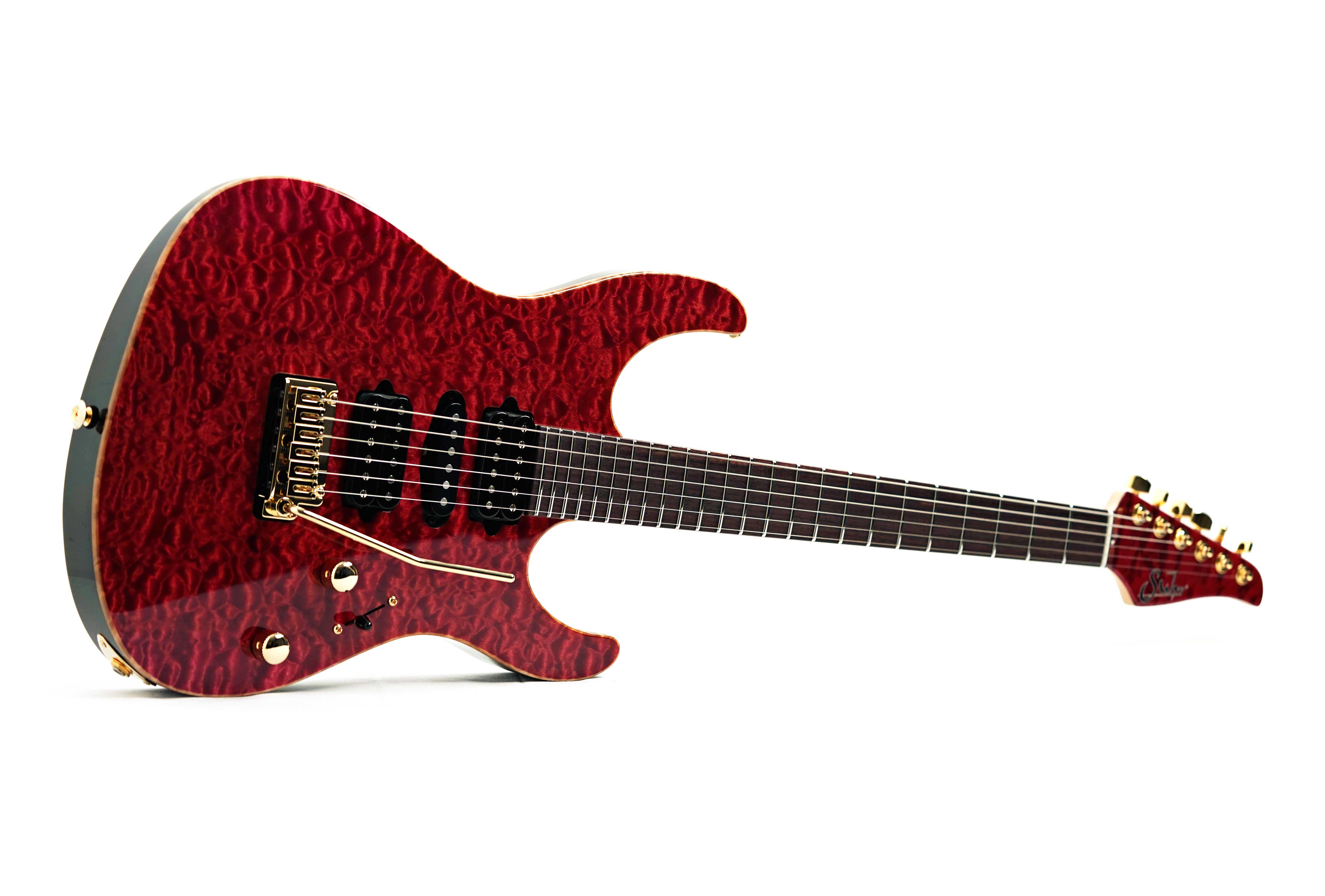 Suhr Modern Hand Picked Quilt Top Trans Burgundy #91413