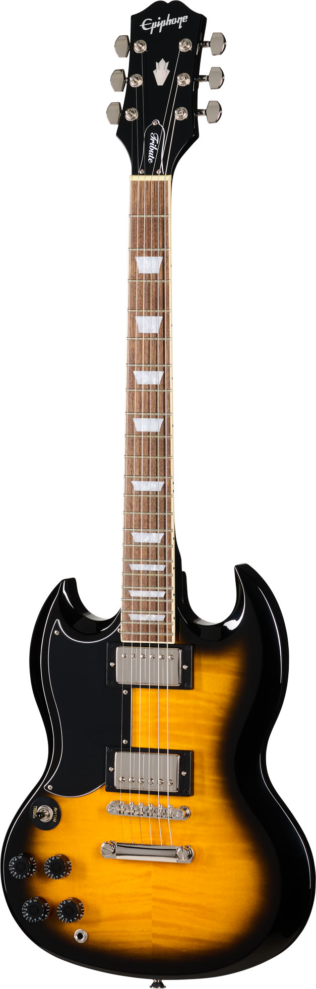 Epiphone SG Tribute Plus Left Handed Vintage Sunburst