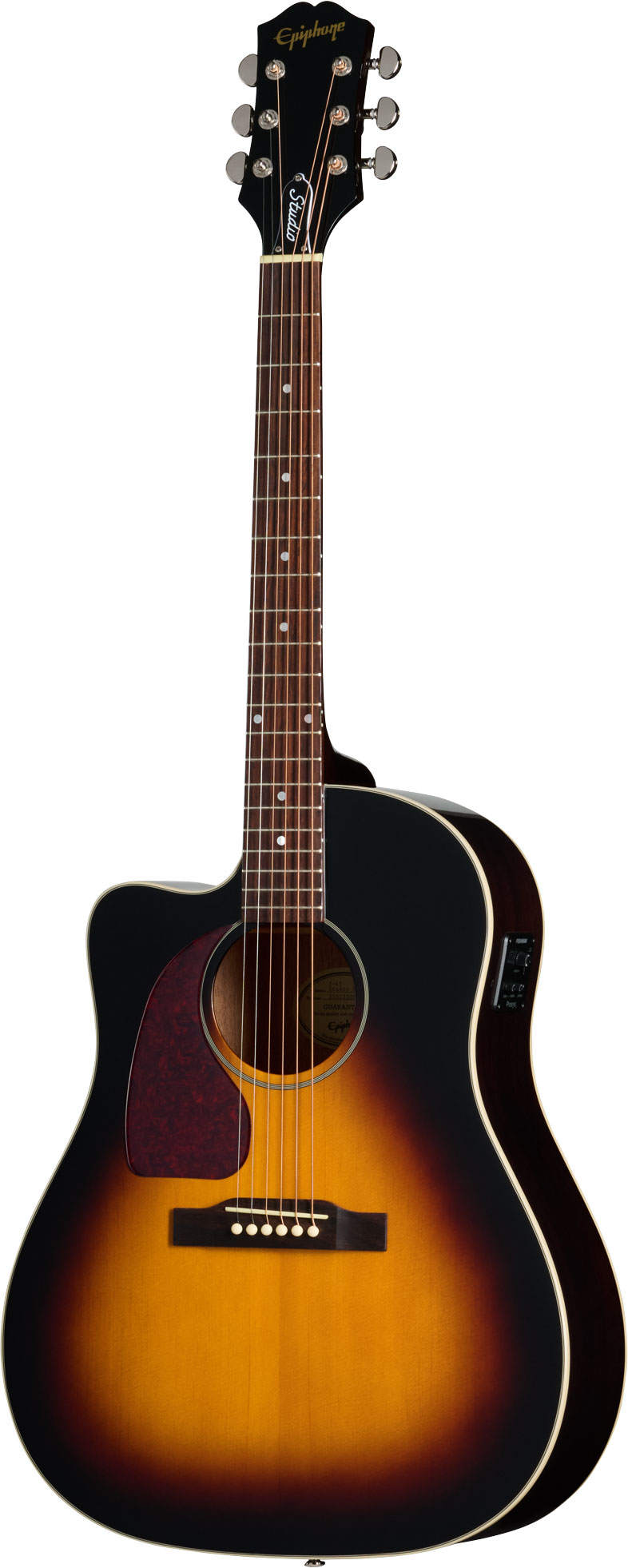 Epiphone J-45 Studio EC Left Handed Vintage Sunburst