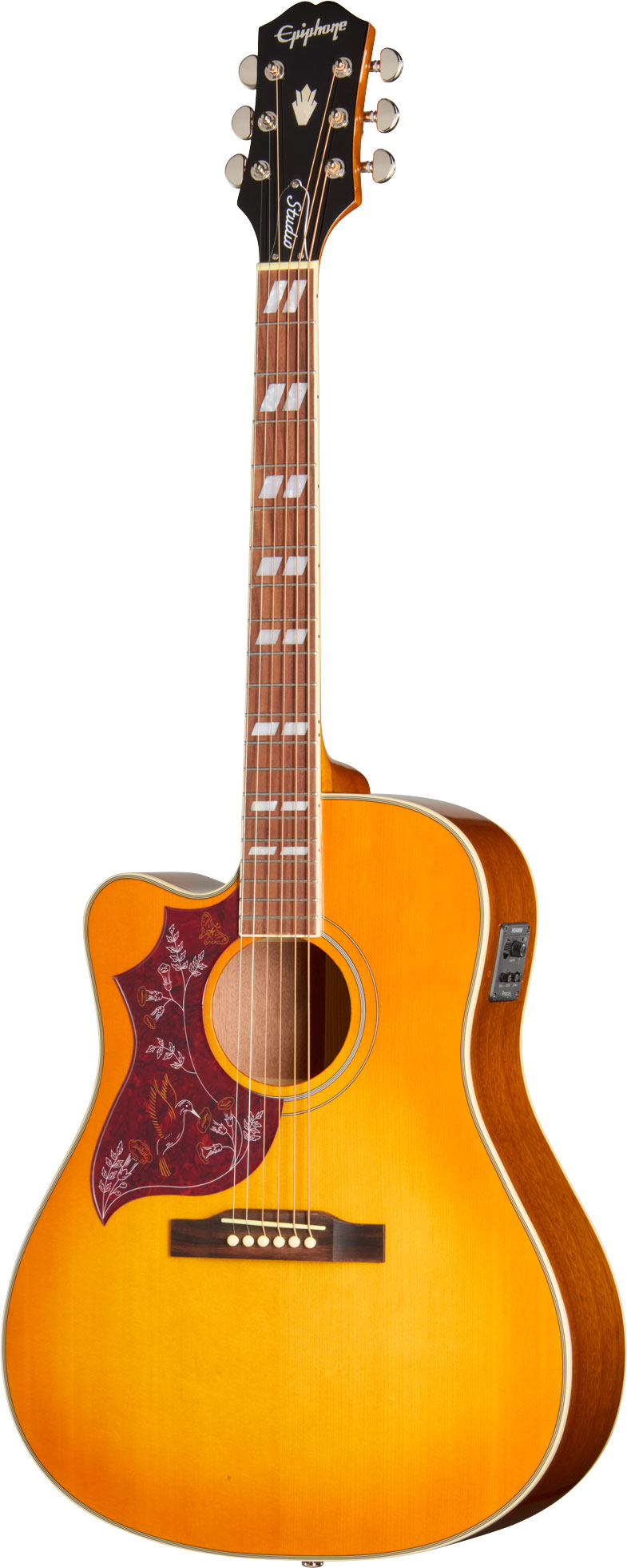 Epiphone Hummingbird Studio EC Left Handed Heritage Cherry Sunburst