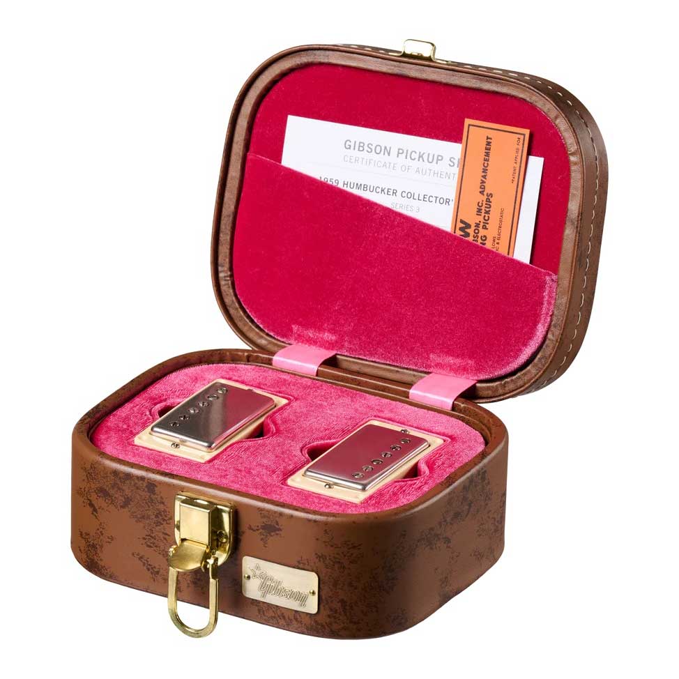 Gibson 1959 Humbucker Collectors Series 3 Double Vintage White Aged Nickel Covers