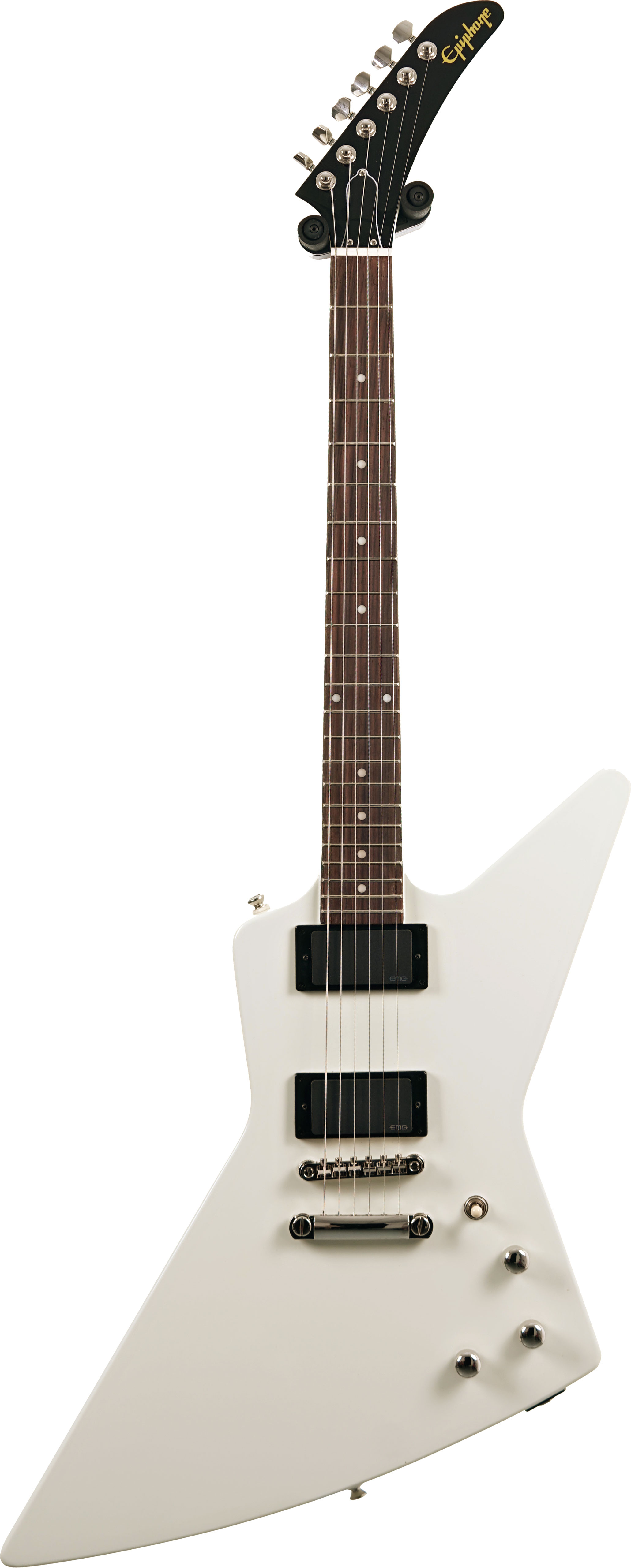 Epiphone Inspired by Gibson Explorer 80s EMG Classic White (Ex-Demo) #25071528932