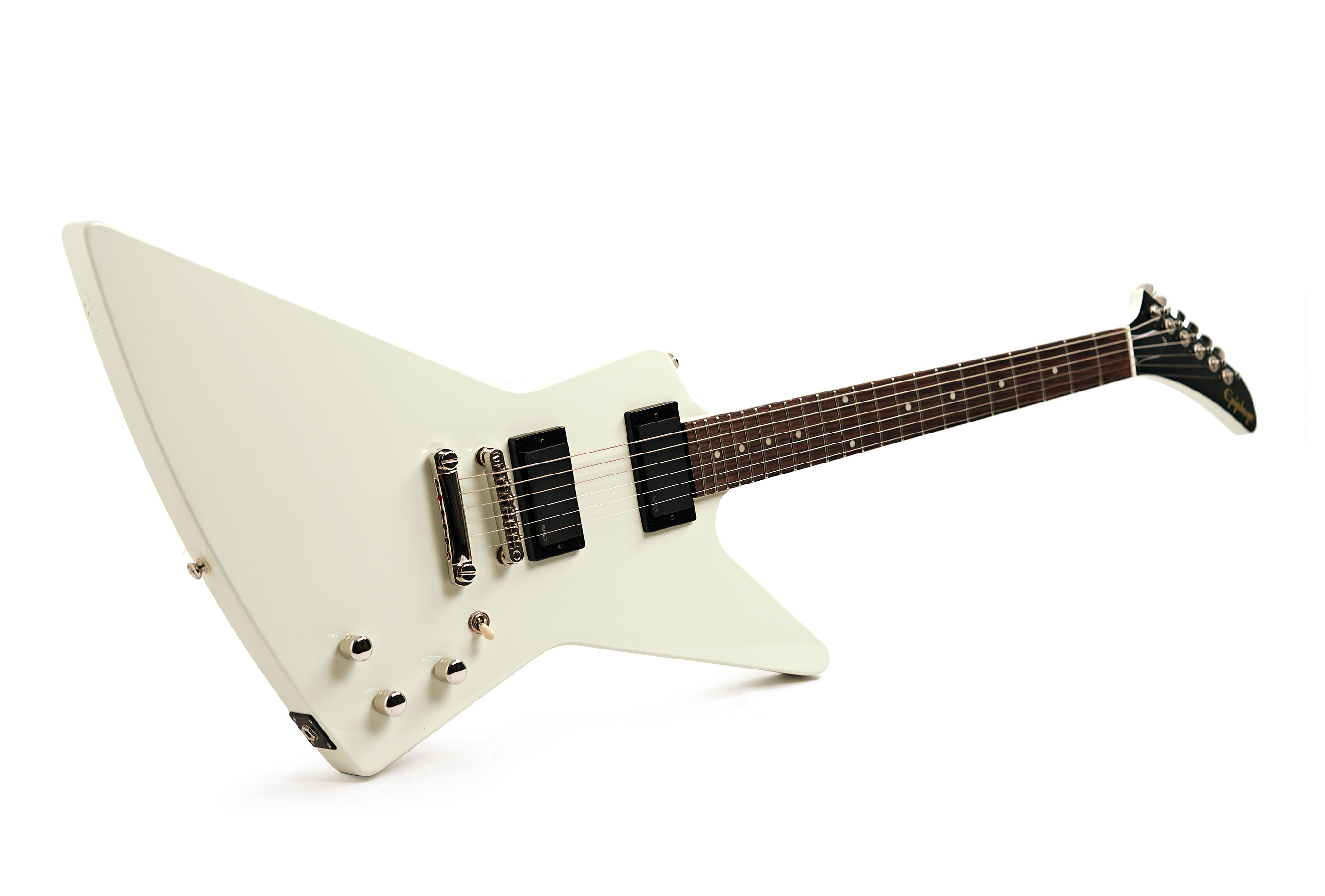 Epiphone Inspired by Gibson Explorer 80s EMG Classic White (Ex-Demo) #25071528932