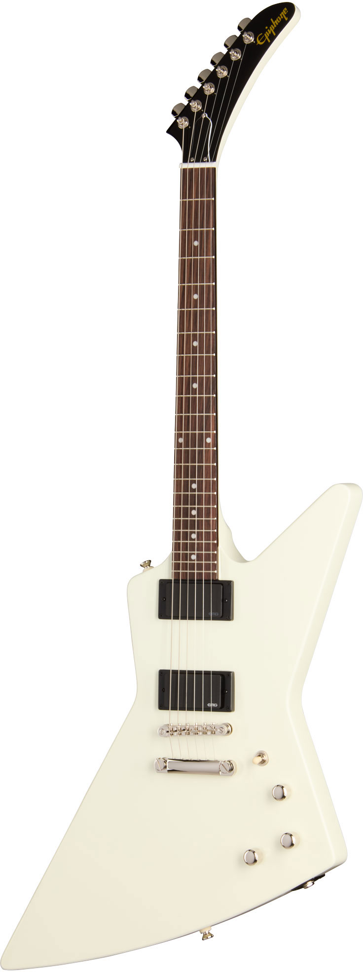 Epiphone Inspired by Gibson Explorer 80s EMG Classic White