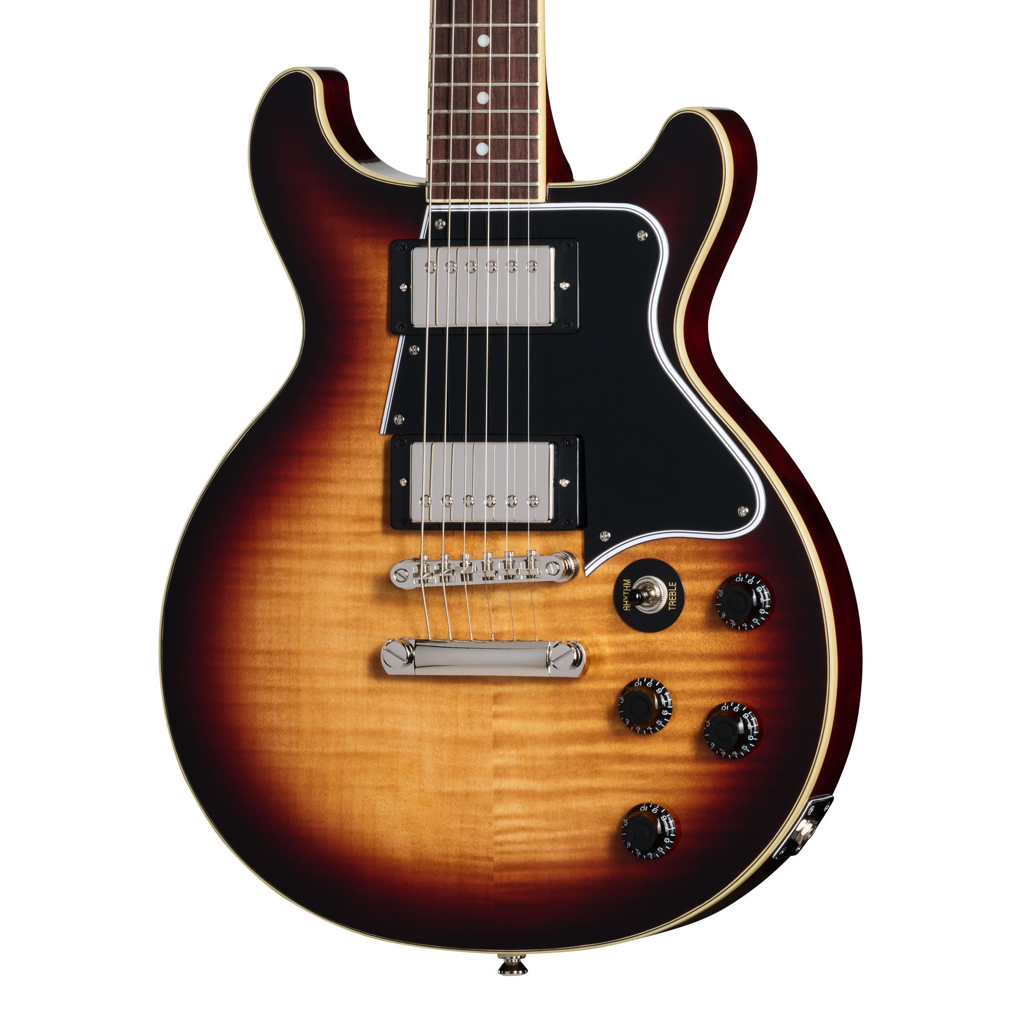 Epiphone Inspired by Gibson Les Paul Special Double Cut Figured Bourbon Burst