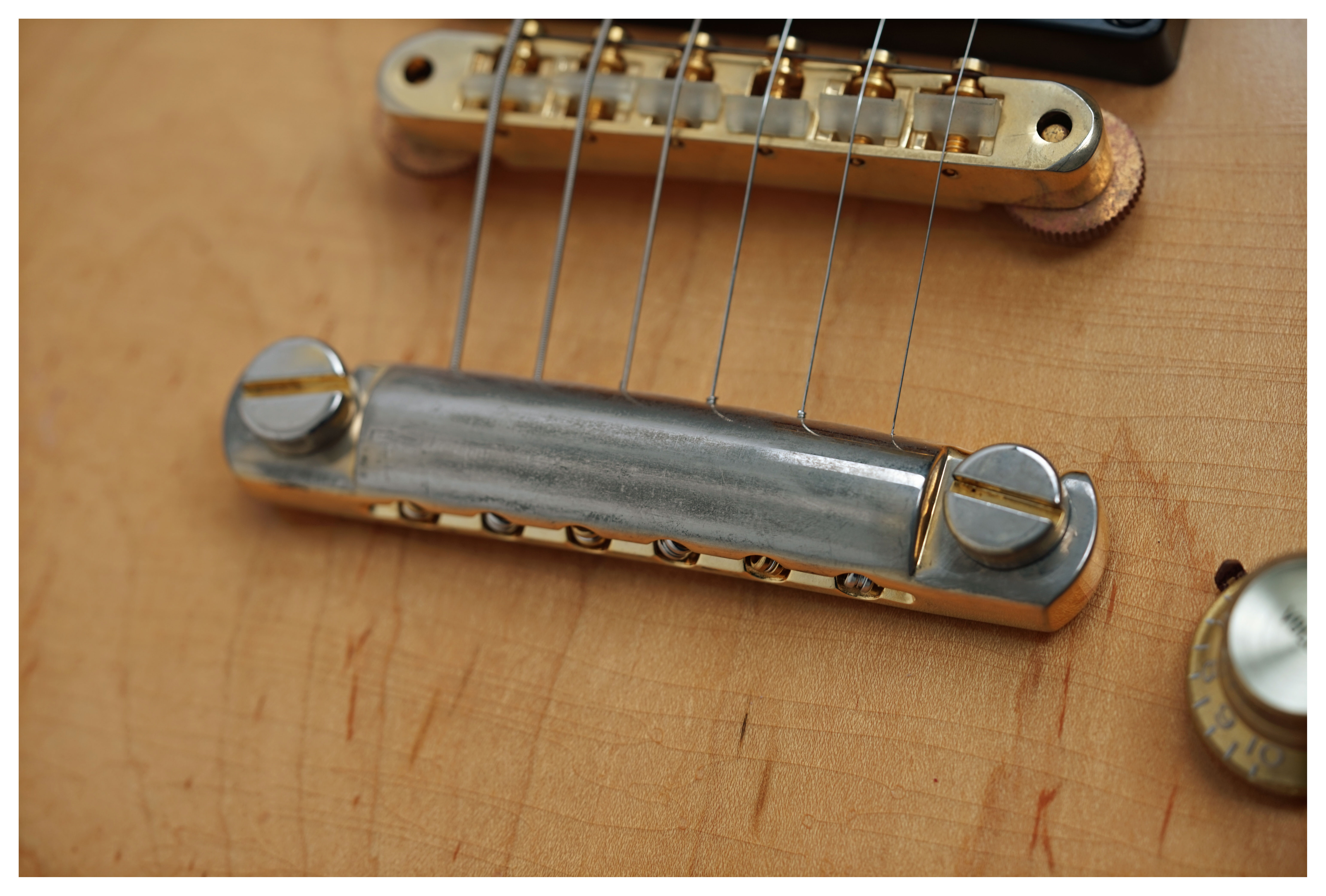 Gibson Custom Shop Mick Ronson 1968 Les Paul Custom Murphy Lab Aged Ebony Antique Natural #MR025