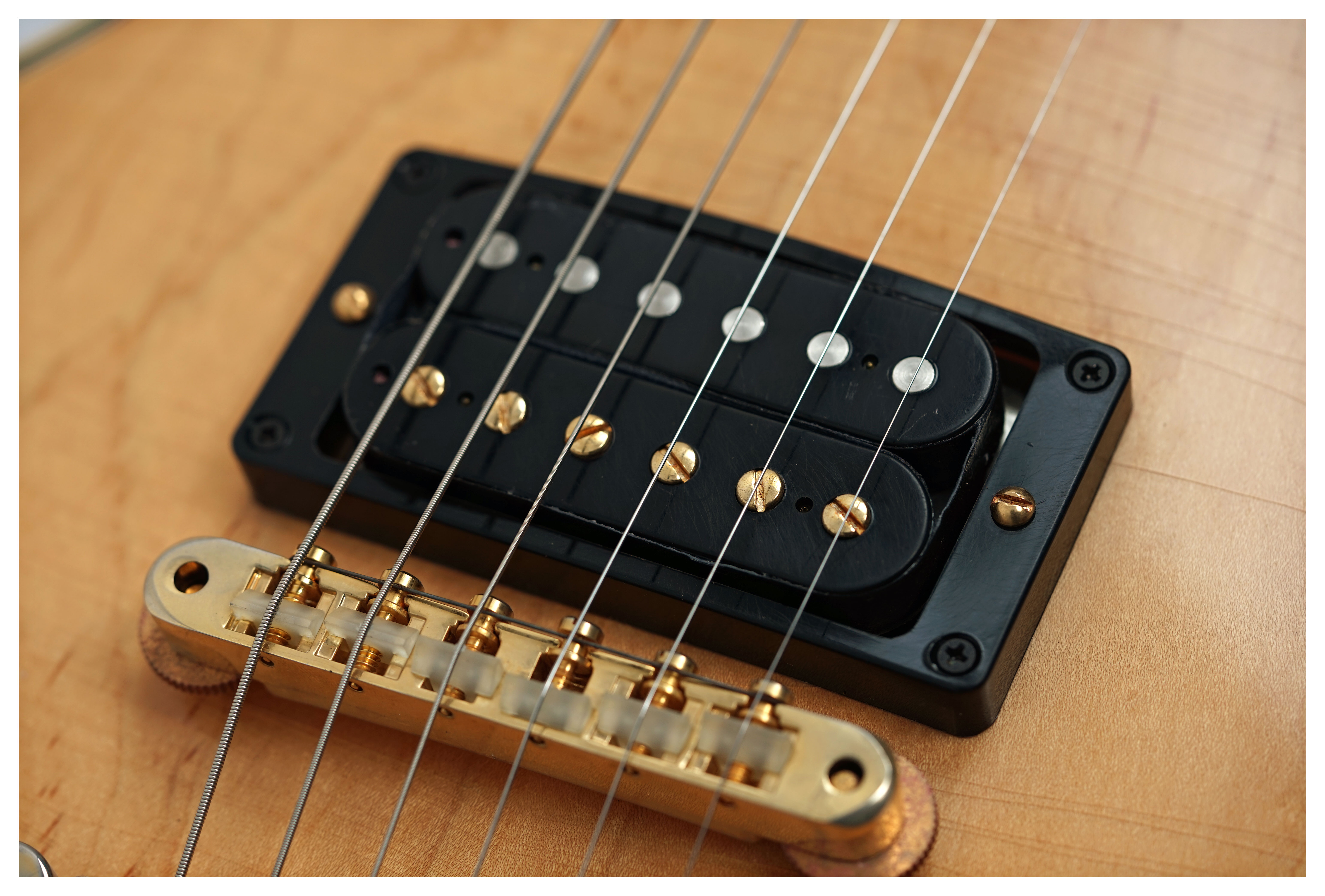 Gibson Custom Shop Mick Ronson 1968 Les Paul Custom Murphy Lab Aged Ebony Antique Natural #MR025