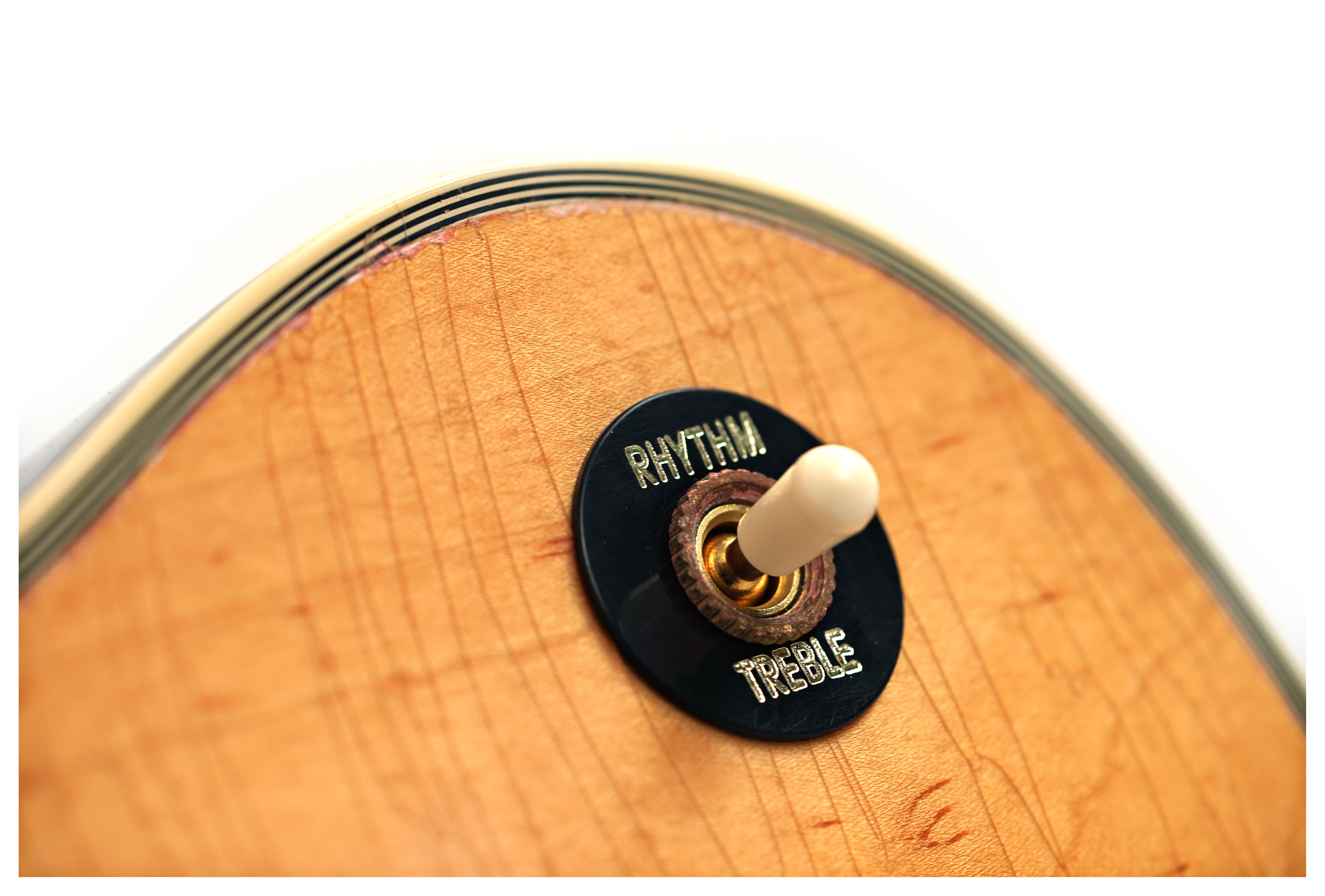 Gibson Custom Shop Mick Ronson 1968 Les Paul Custom Murphy Lab Aged Ebony Antique Natural #MR025