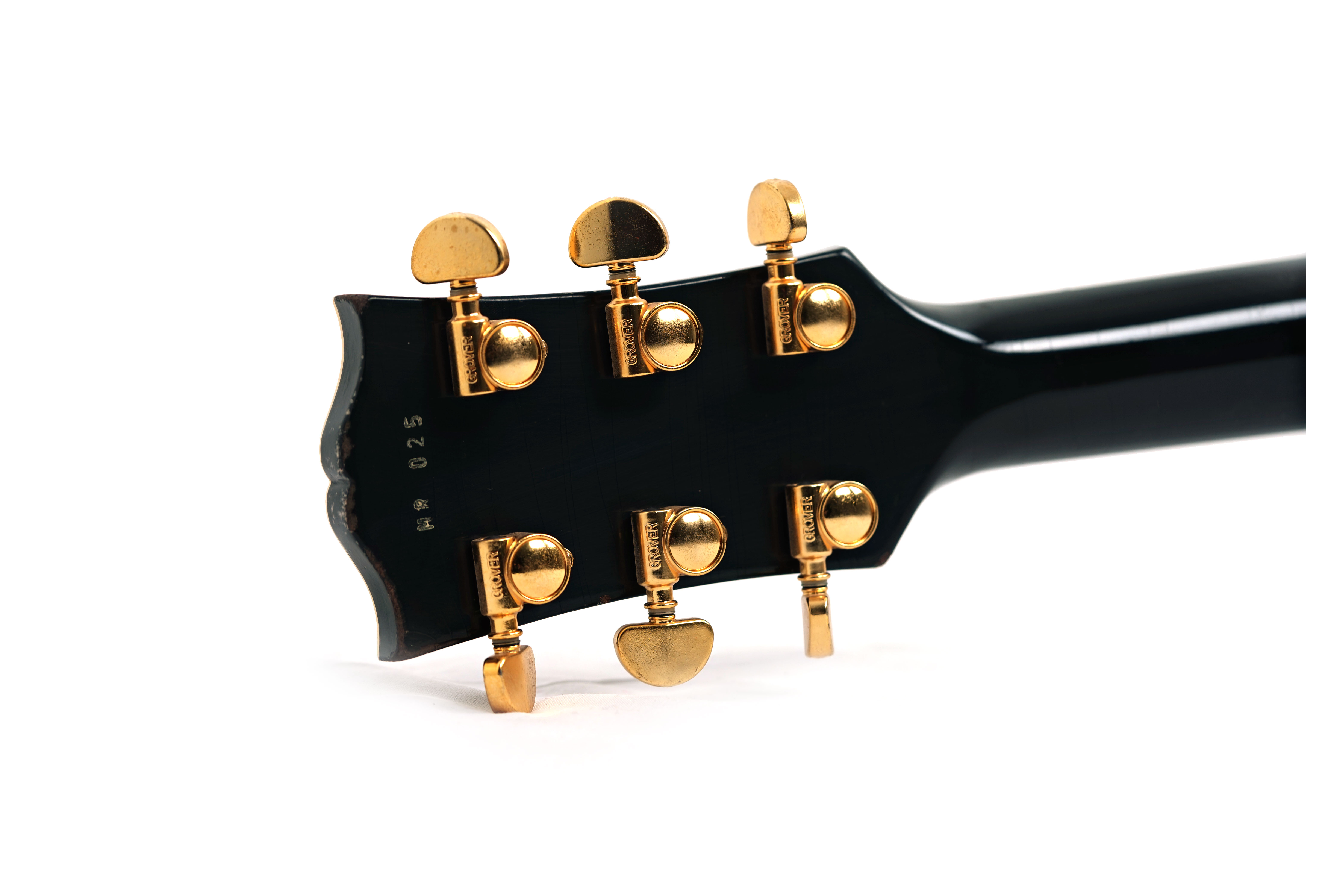 Gibson Custom Shop Mick Ronson 1968 Les Paul Custom Murphy Lab Aged Ebony Antique Natural #MR025