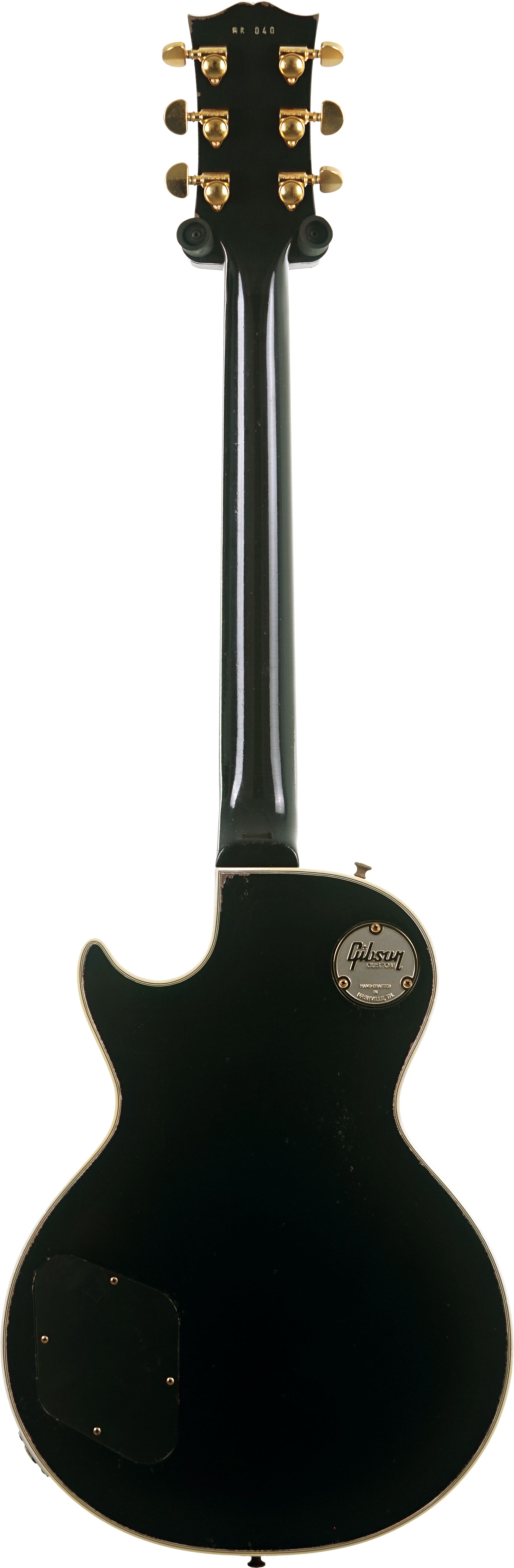 Gibson Custom Shop Mick Ronson 1968 Les Paul Custom Murphy Lab Aged Ebony Antique Natural #MR040