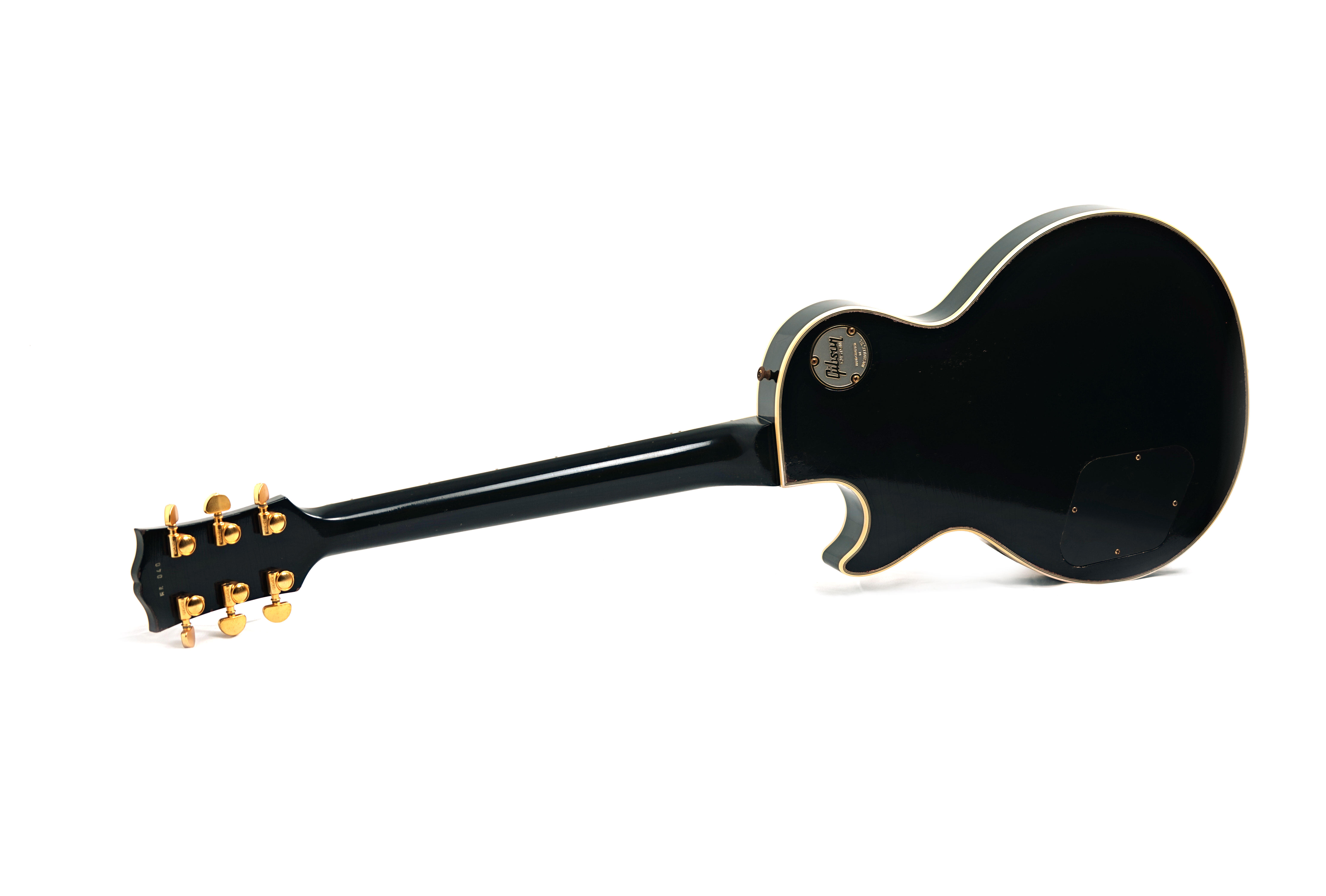 Gibson Custom Shop Mick Ronson 1968 Les Paul Custom Murphy Lab Aged Ebony Antique Natural #MR040