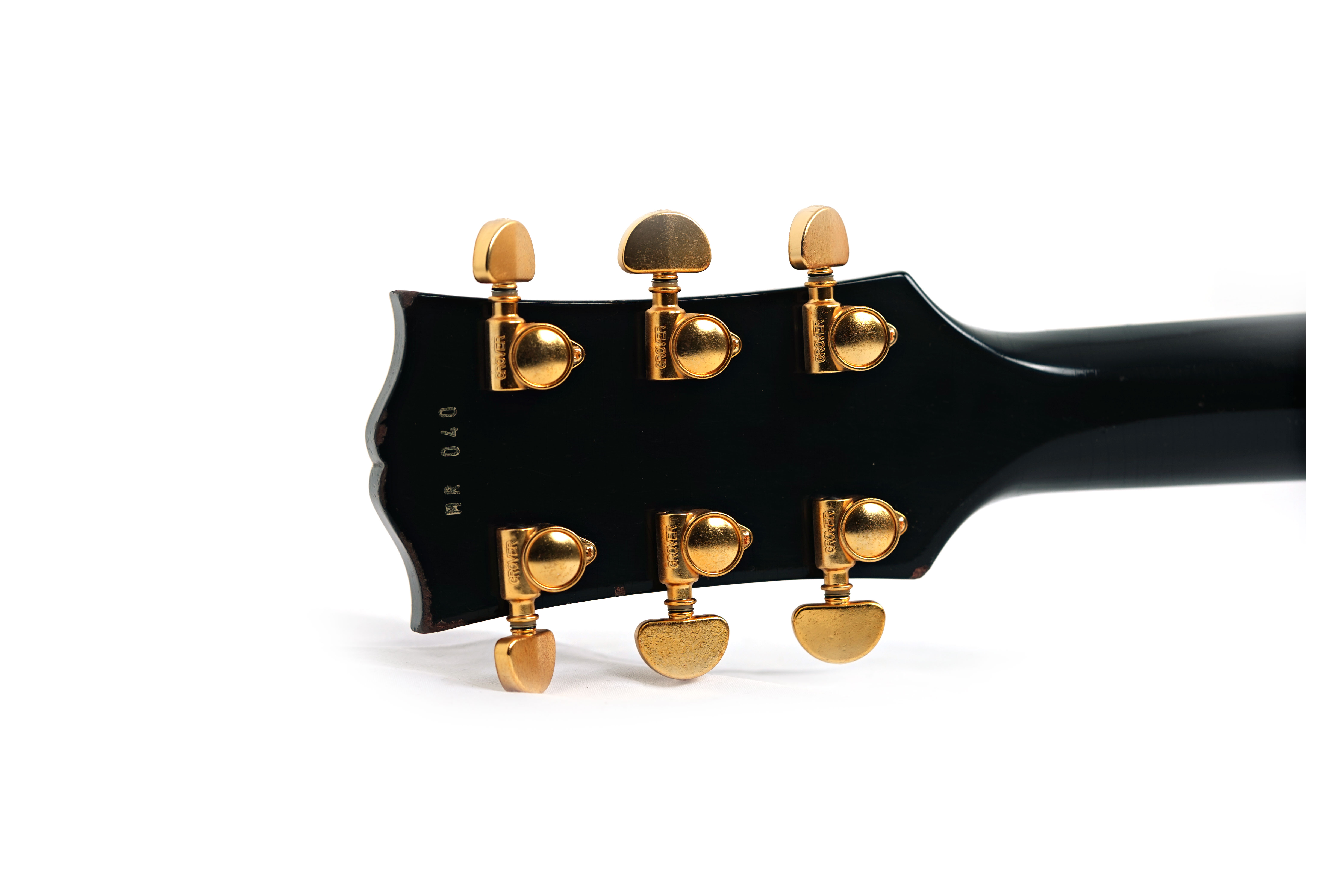 Gibson Custom Shop Mick Ronson 1968 Les Paul Custom Murphy Lab Aged Ebony Antique Natural #MR040