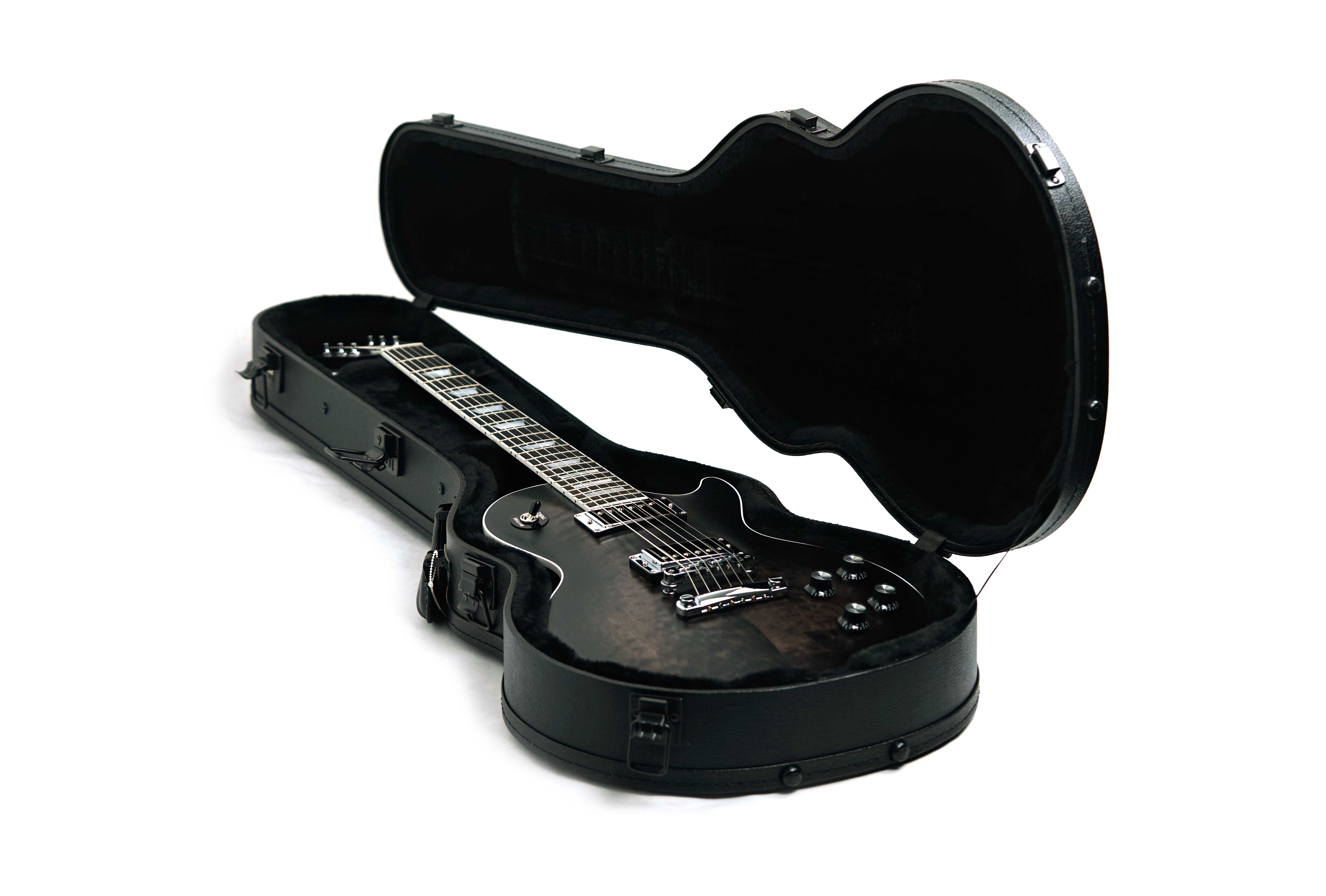 Gibson Mark Morton Les Paul Modern Quilt Translucent Ebony Burst Satin #230050243