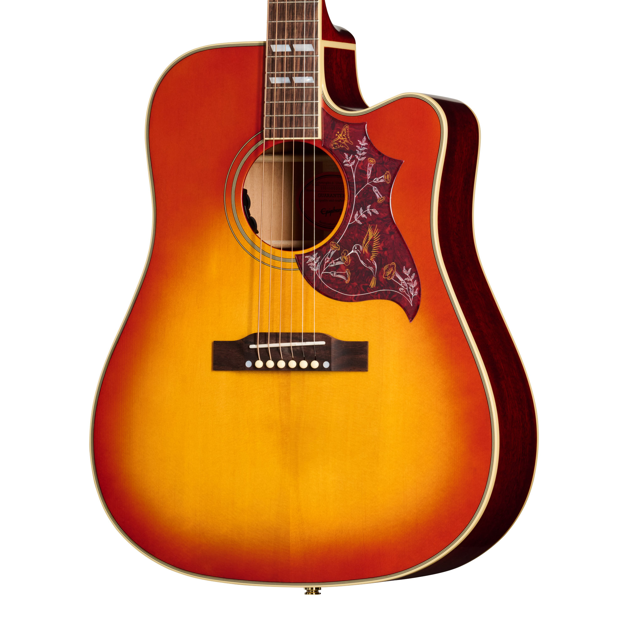 Epiphone Inspired By Gibson Hummingbird Standard EC Cherry Sunburst