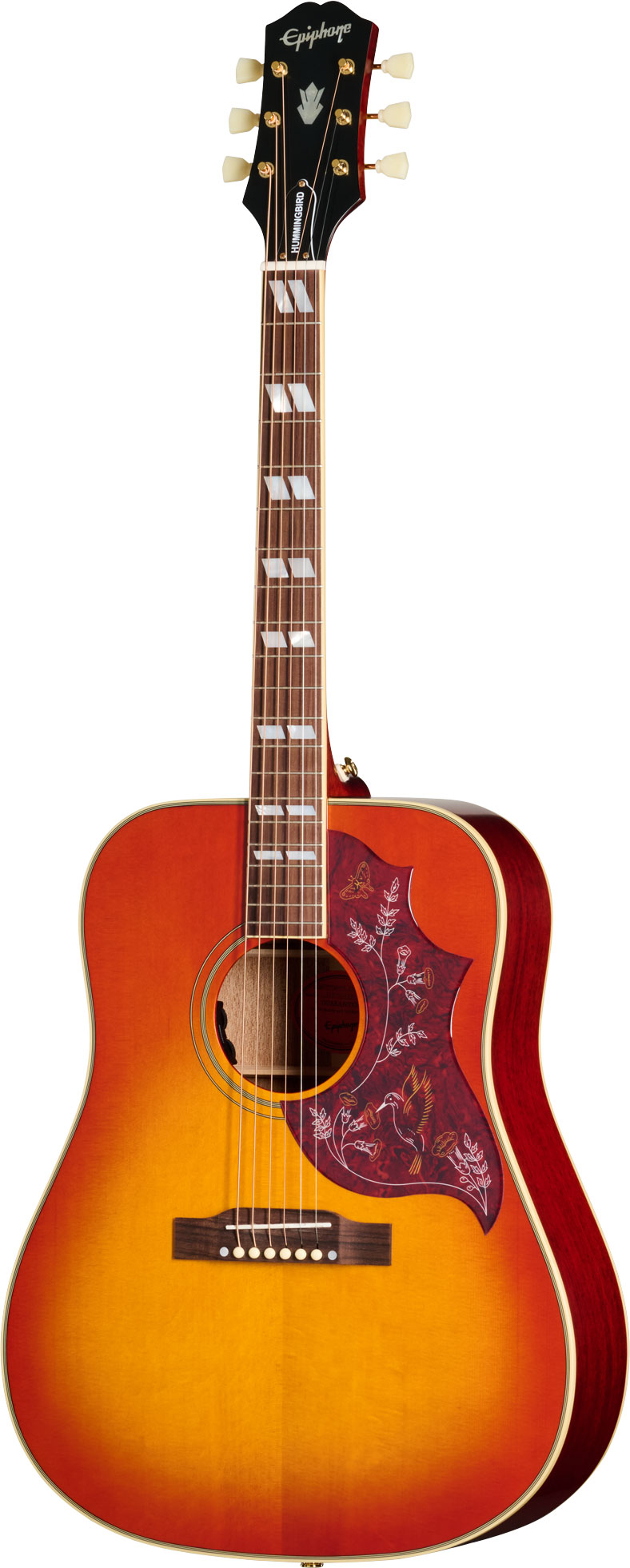Epiphone Inspired By Gibson Hummingbird Standard Cherry Sunburst