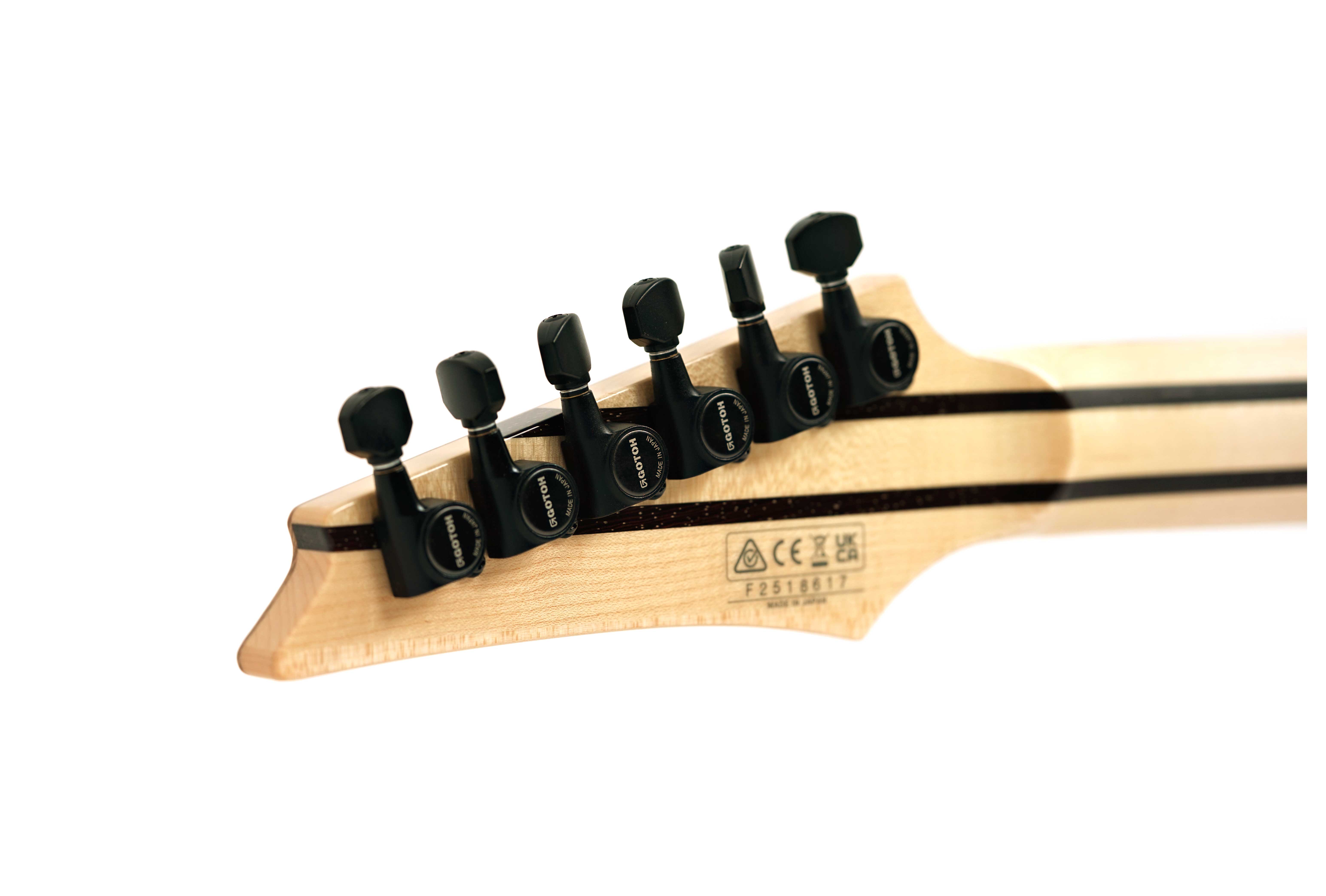 Ibanez J Custom RG8620AH HH Black Quartz #F2518617