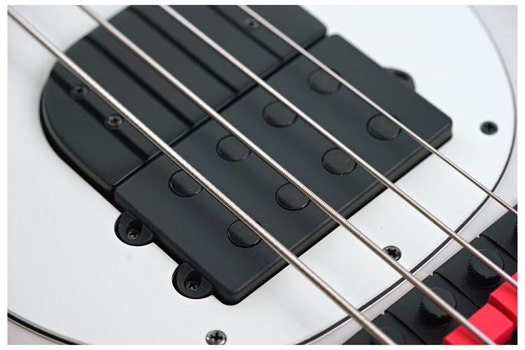 Music Man Tim Commerford Passive Flight Night White #B059531 Music Man Tim Commerford Passive Flight Night White #B059531
