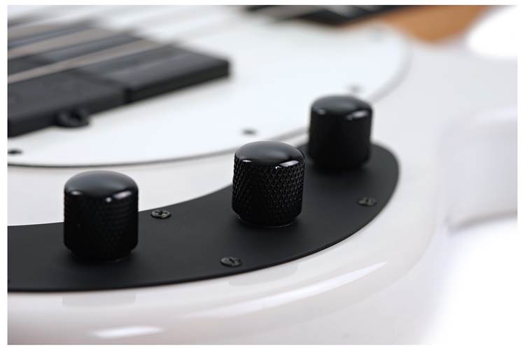 Music Man Tim Commerford Passive Flight Night White #B059531 Music Man Tim Commerford Passive Flight Night White #B059531