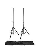 QTX Heavy Duty Speaker Stand Kit with Bag
