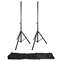 QTX Heavy Duty Speaker Stand Kit with Bag Front View