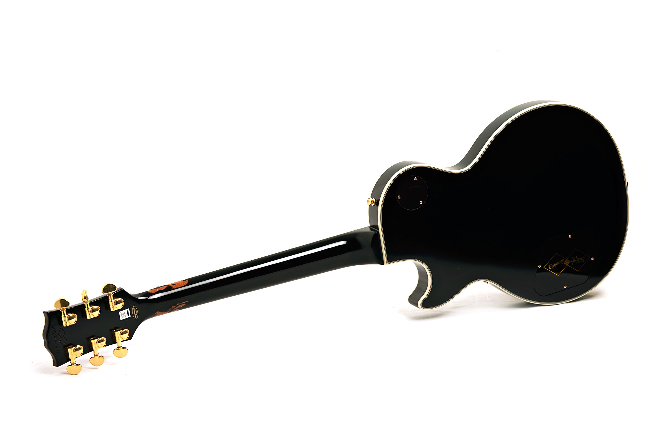 Epiphone Inspired by Gibson Custom Les Paul Custom Quilt Cobra Burst (Ex-Demo) #25081530236
