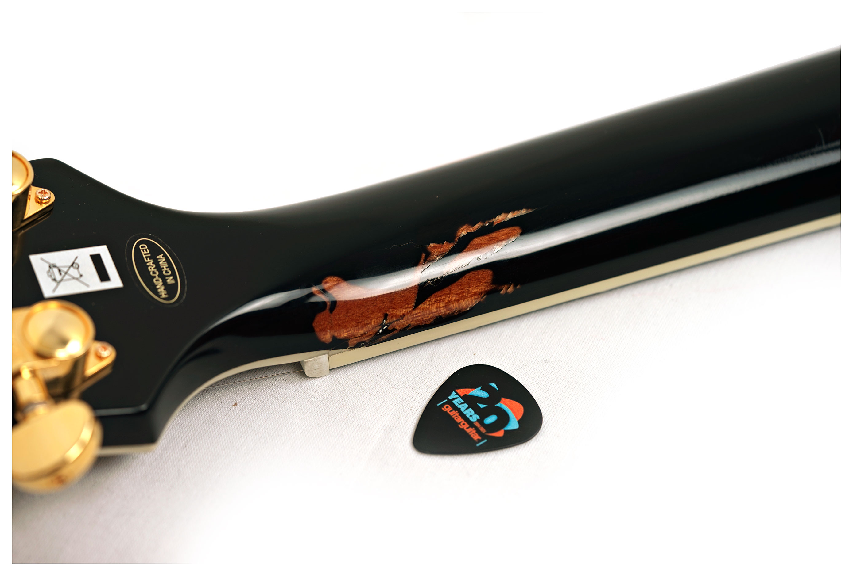 Epiphone Inspired by Gibson Custom Les Paul Custom Quilt Cobra Burst (Ex-Demo) #25081530236