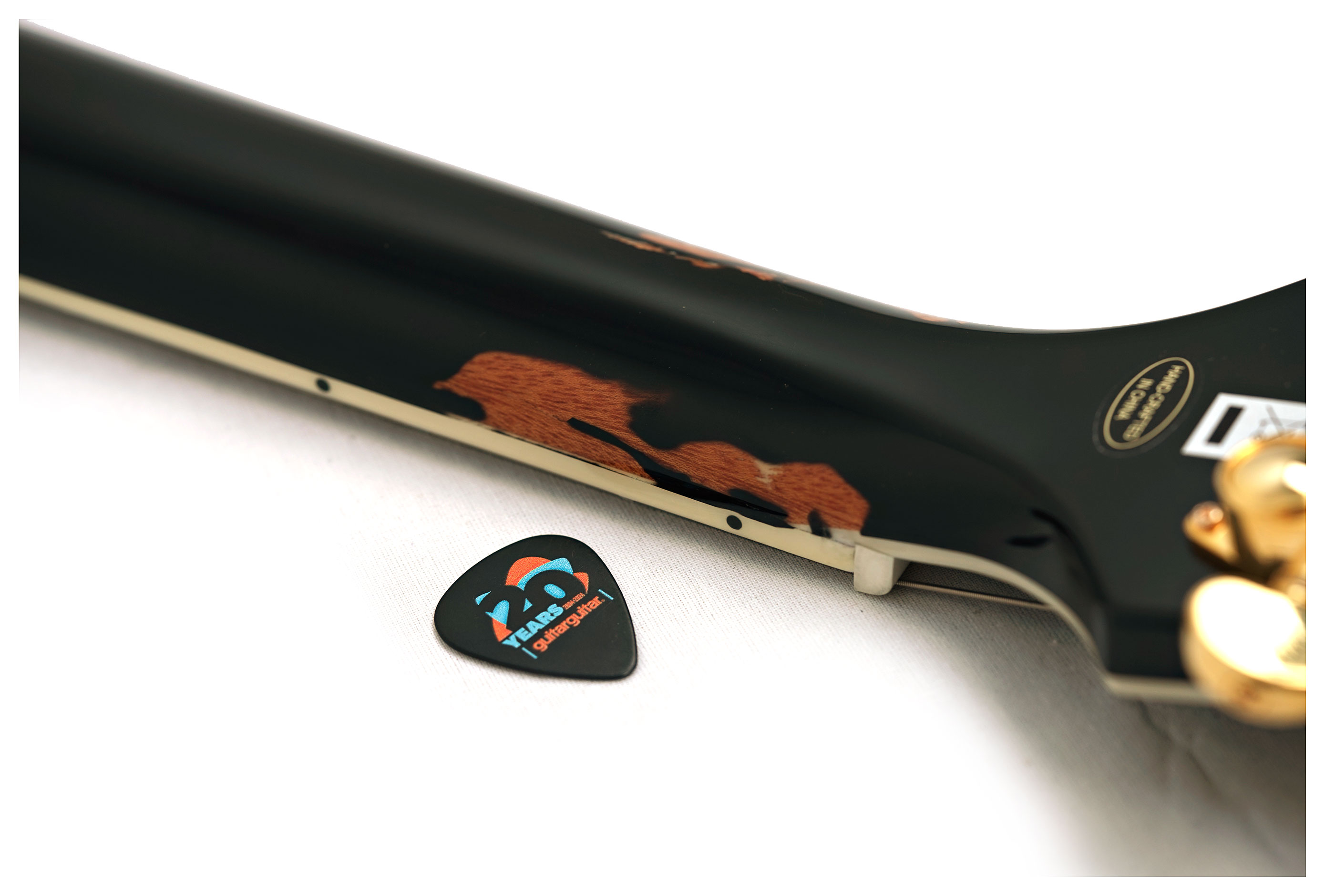 Epiphone Inspired by Gibson Custom Les Paul Custom Quilt Cobra Burst (Ex-Demo) #25081530236