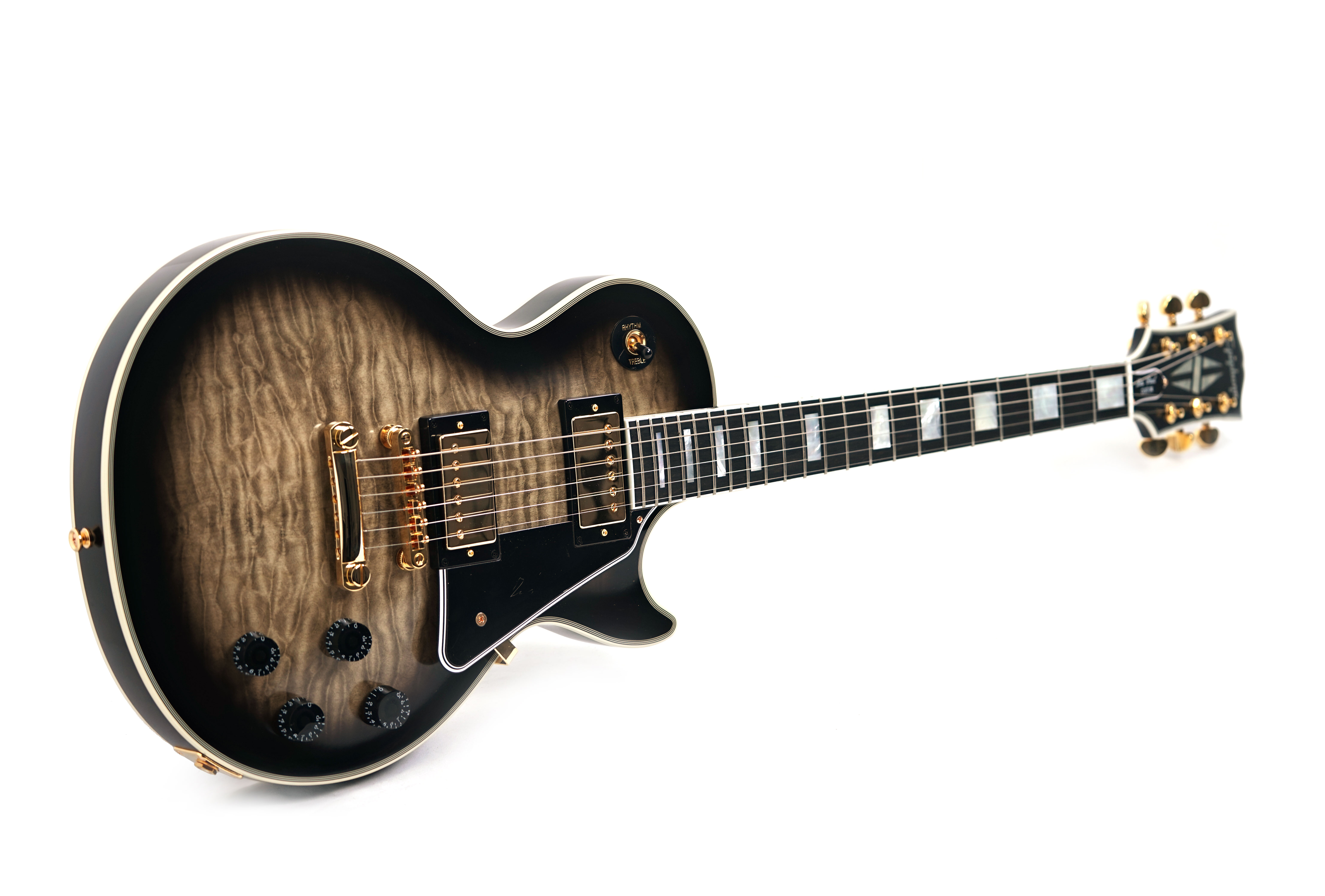 Epiphone Les Paul Custom Quilt Cobra Burst