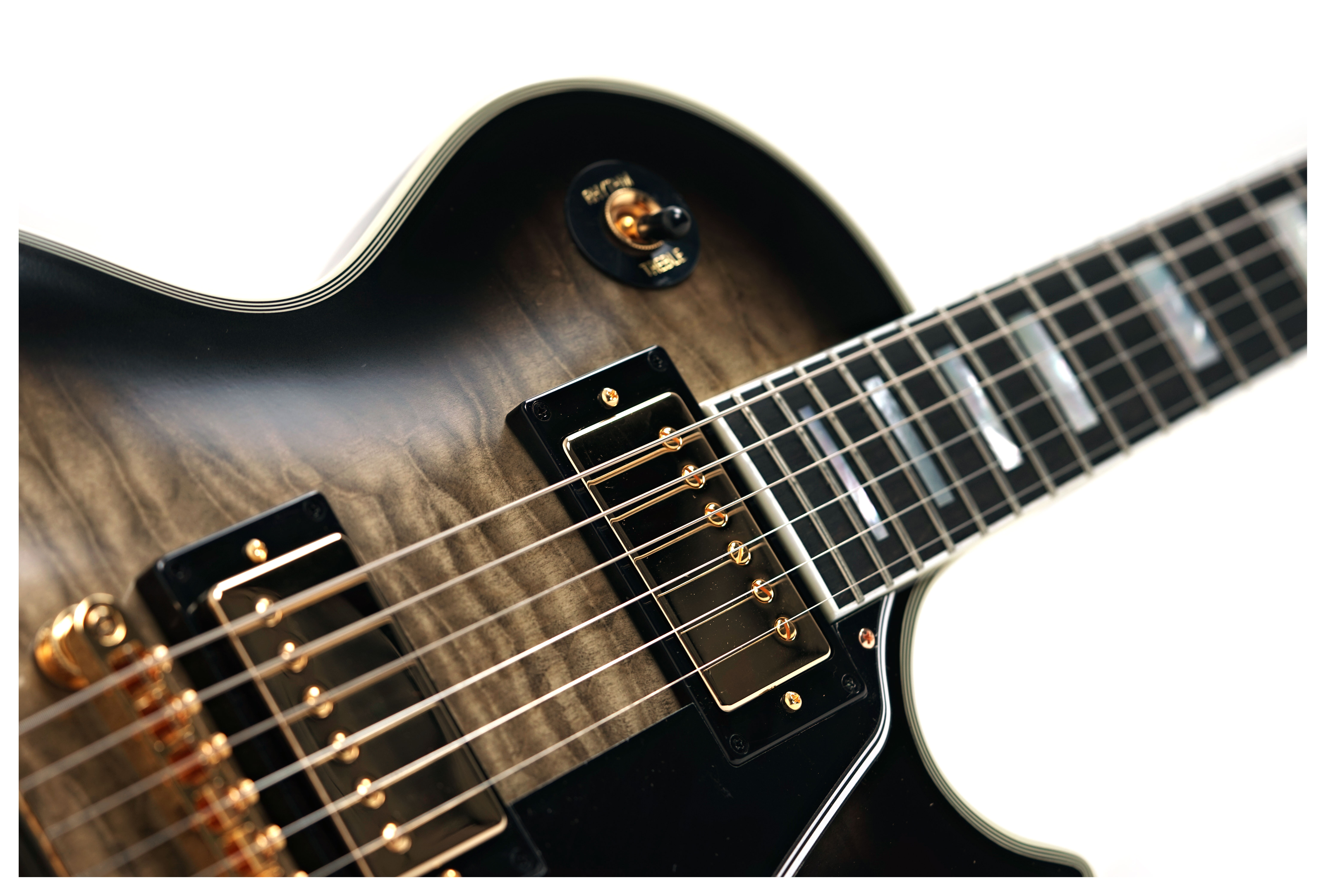 Epiphone Les Paul Custom Quilt Cobra Burst