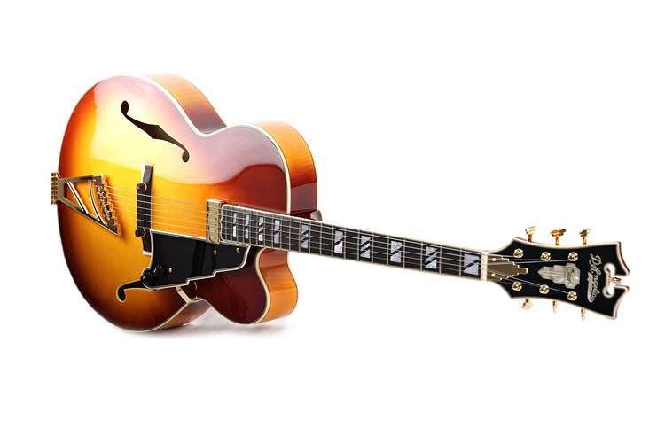 D'Angelico Excel EXL-1 Dark Iced Tea Burst Floating Mini-Humbucker (Nearly New) #W2401491 D'Angelico Excel EXL-1 Dark Iced Tea Burst Floating Mini-Humbucker (Nearly New) #W2401491