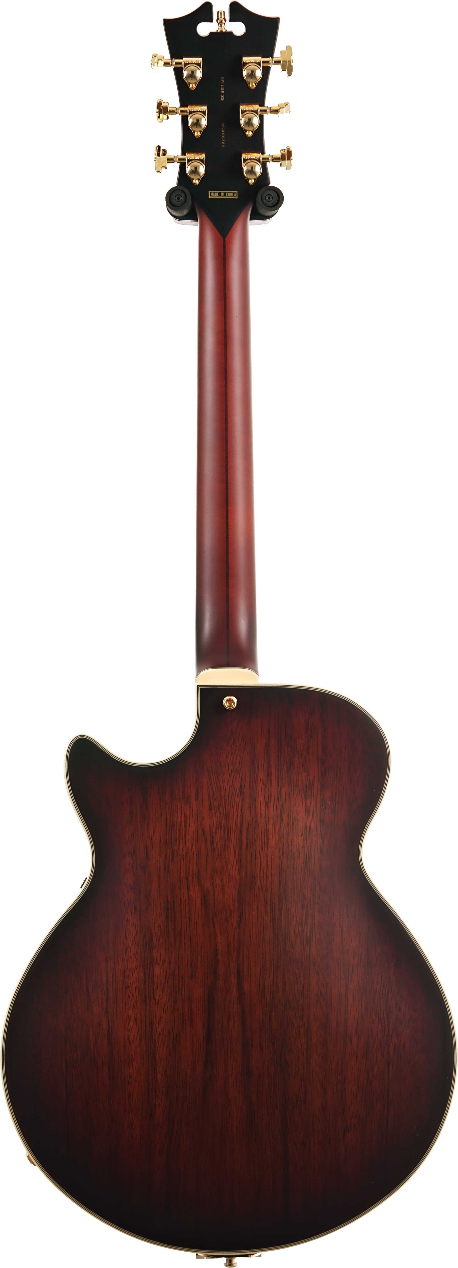 D'Angelico Deluxe SS Satin Brown Burst (Nearly New) #W2400389
