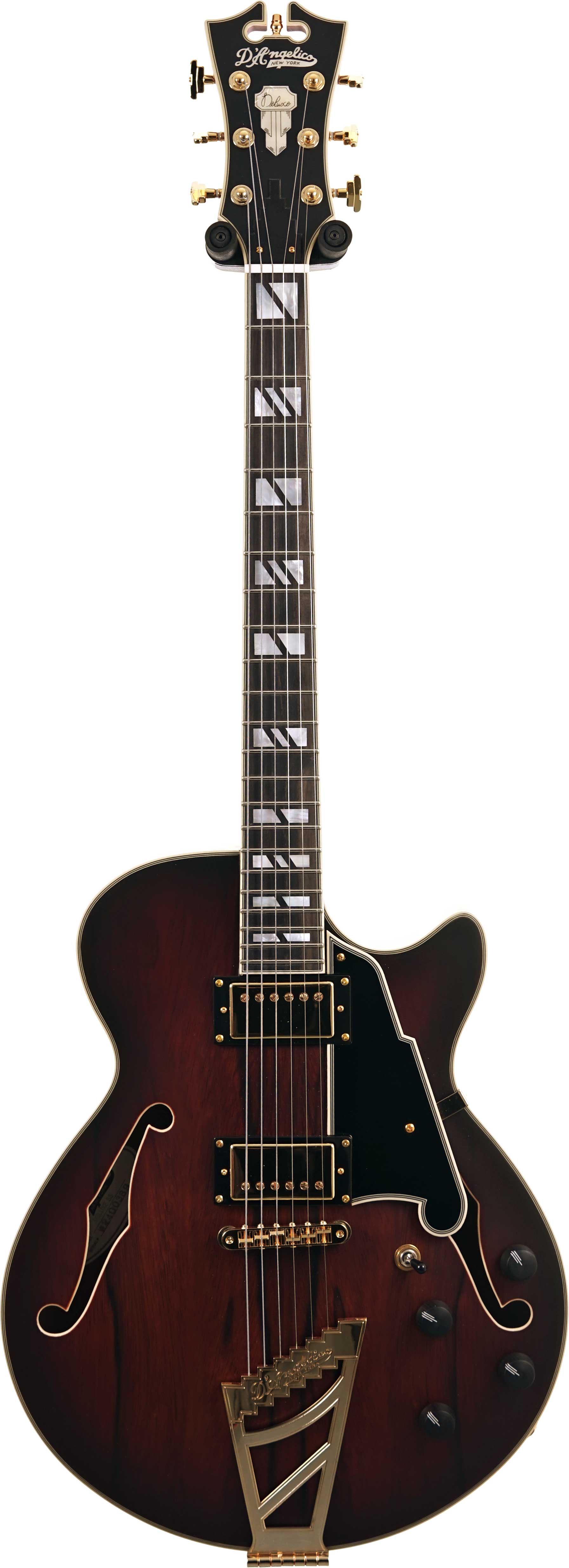 D'Angelico Deluxe SS Satin Brown Burst (Nearly New) #W2400389