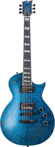 ESP USA Eclipse Teal Marble Satin EMG BH ESP USA Eclipse Teal Marble Satin EMG BH