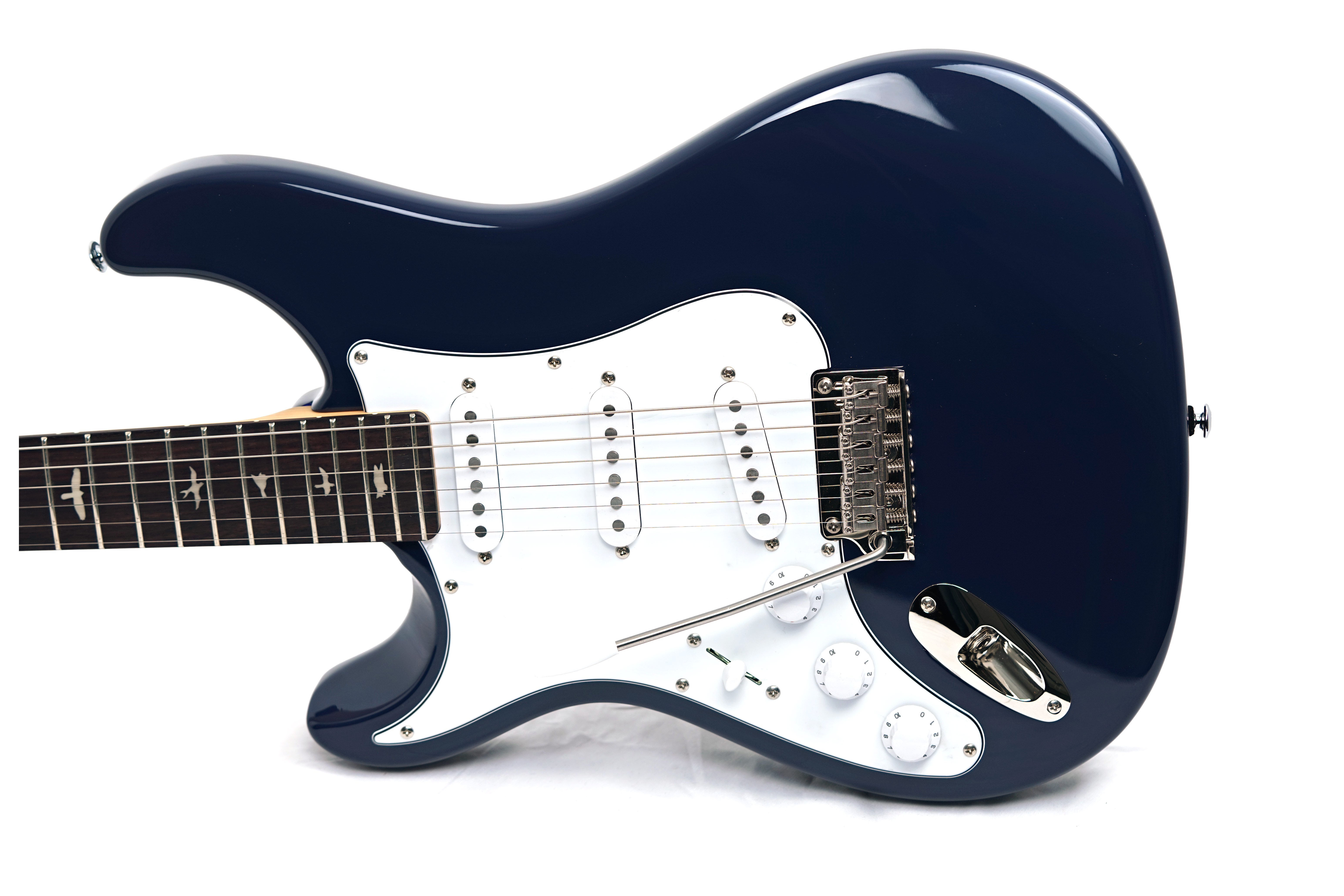 PRS SE Silver Sky Trad Blue Rosewood Fingerboard Left Handed