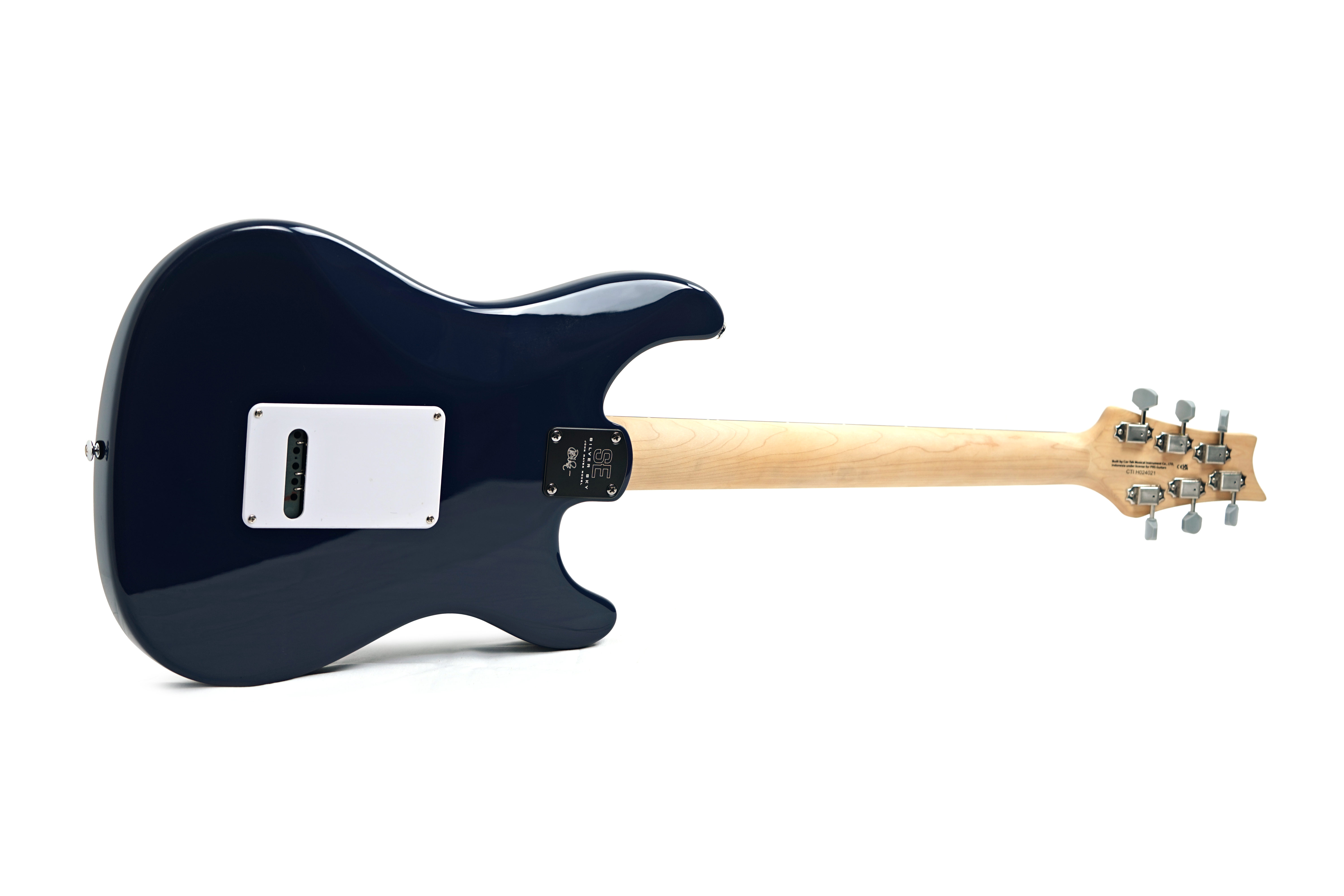 PRS SE Silver Sky Trad Blue Rosewood Fingerboard Left Handed