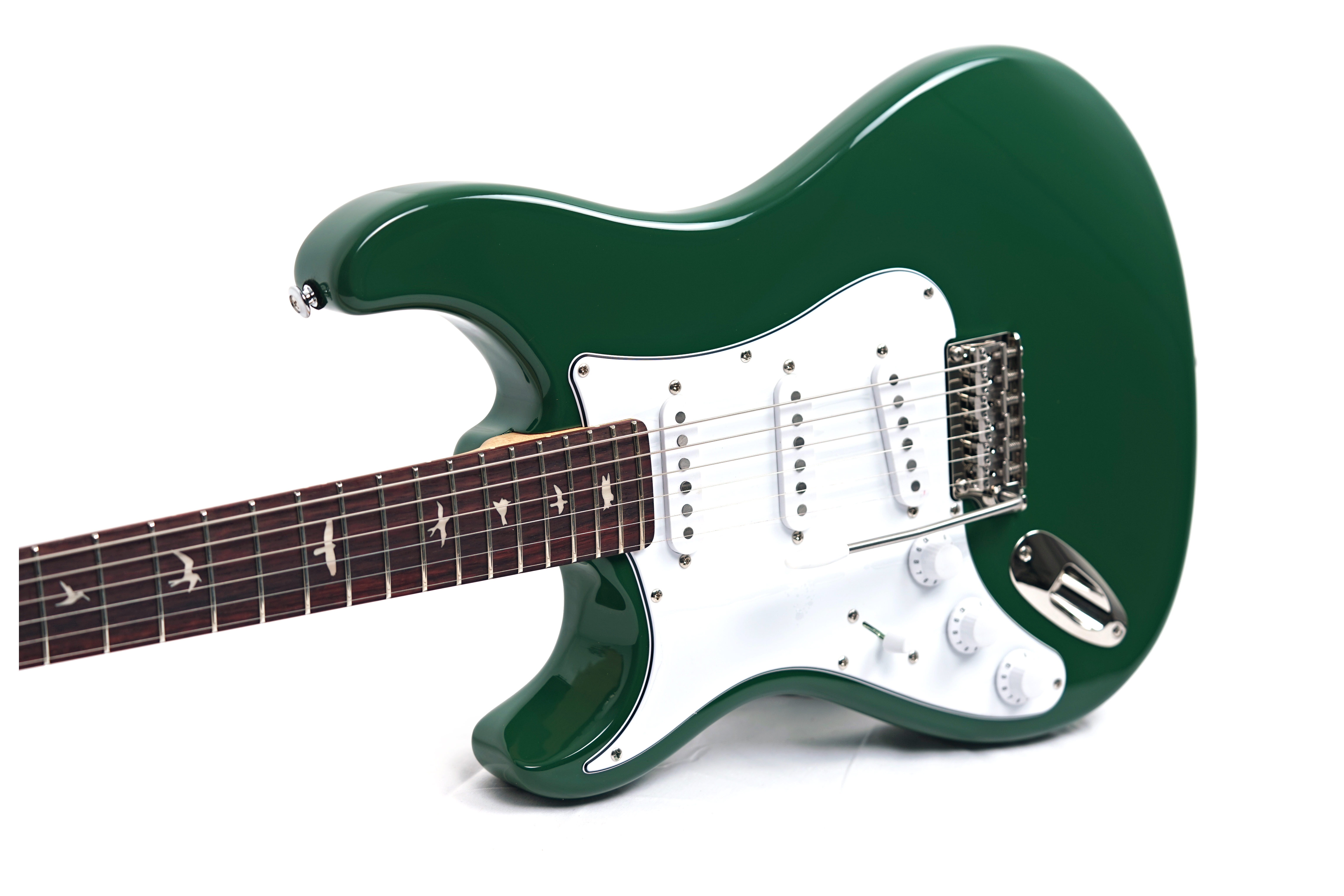 PRS SE Silver Sky Laurel Green Rosewood Fingerboard Left Handed