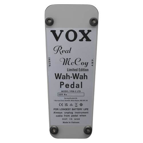 Vox VRM 1 Real McCoy Wah Pedal Limited Chrome Vox VRM 1 Real McCoy Wah Pedal Limited Chrome