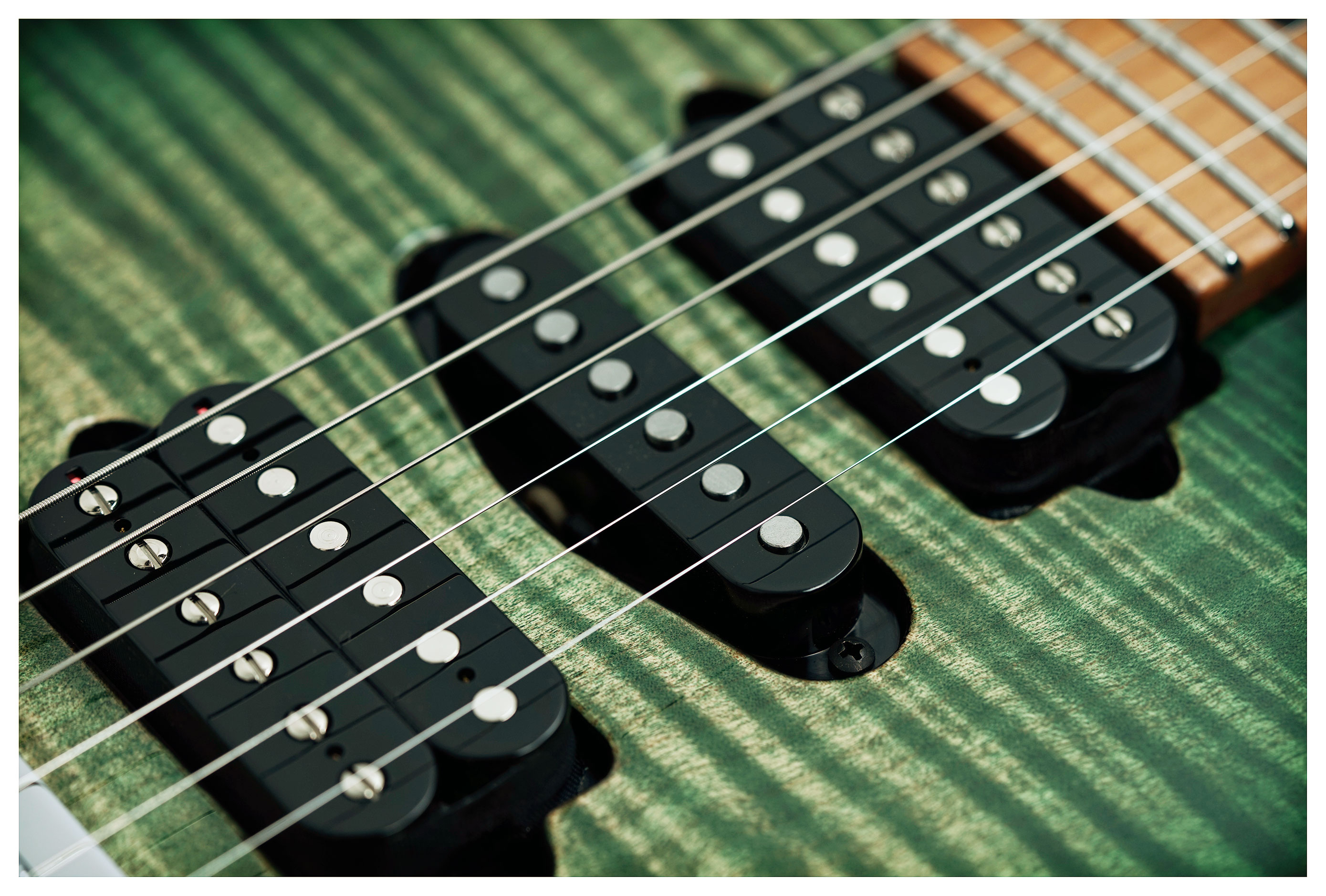 Suhr Modern Plus Trans Green Burst Maple Fingerboard guitarguitar Dealer Select #92011