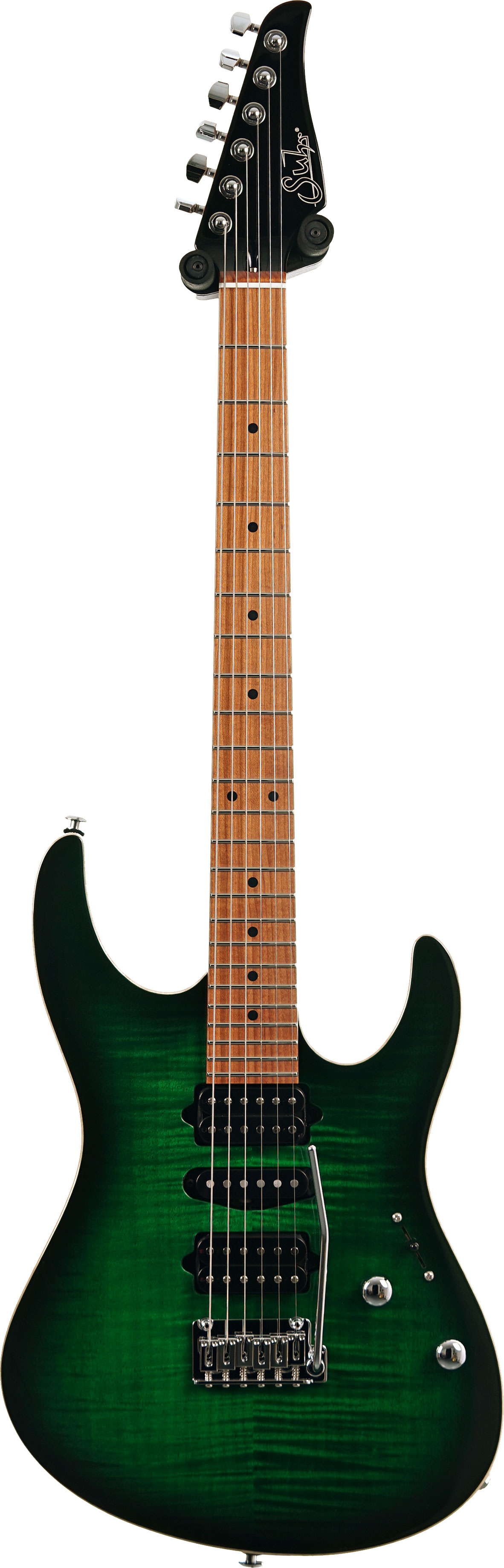 Suhr Modern Plus Trans Green Burst Maple Fingerboard guitarguitar Dealer Select #92012