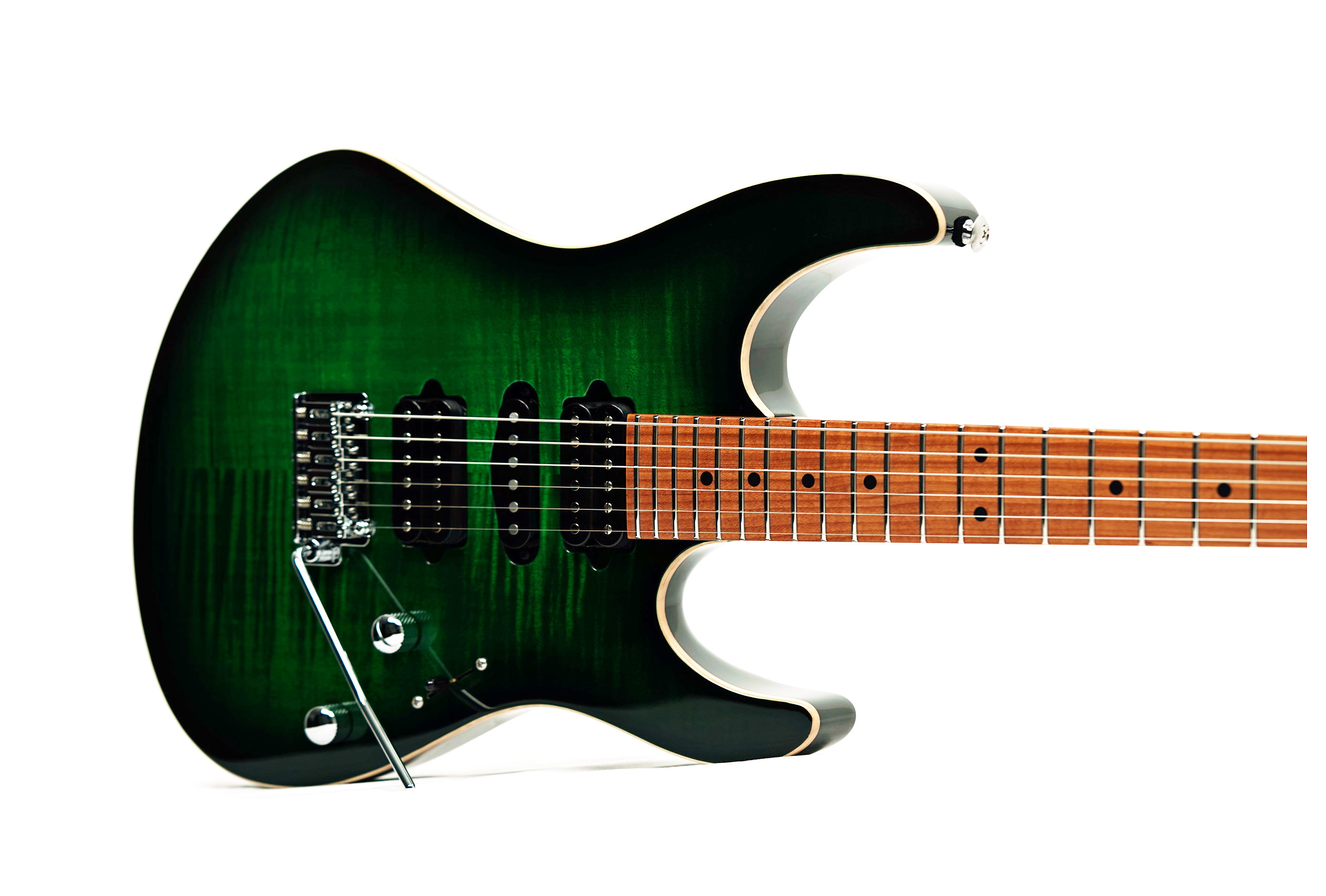 Suhr Modern Plus Trans Green Burst Maple Fingerboard guitarguitar Dealer Select #92012