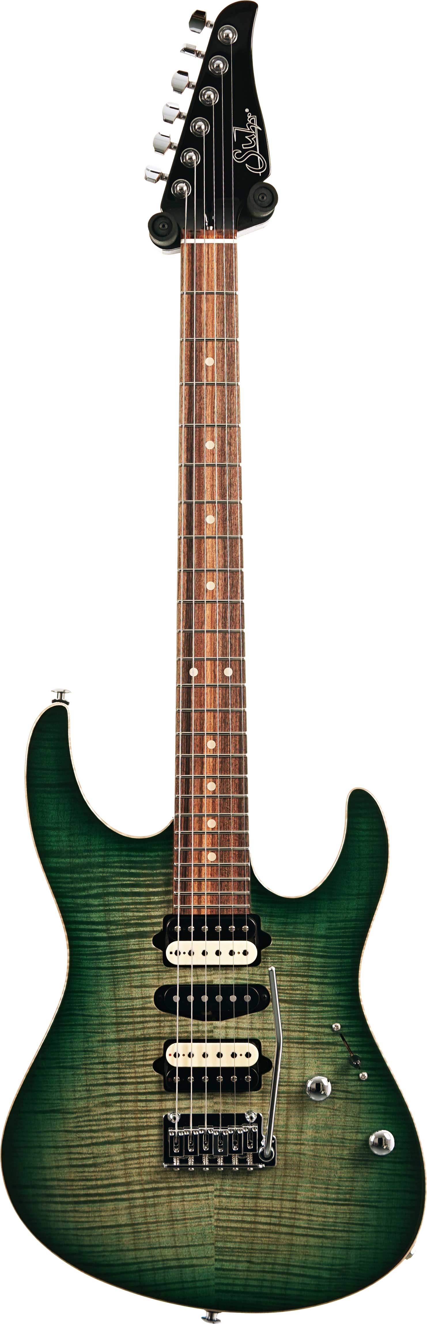 Suhr Modern Plus Trans Green Burst Pau Ferro Fingerboard guitarguitar dealer select #92009