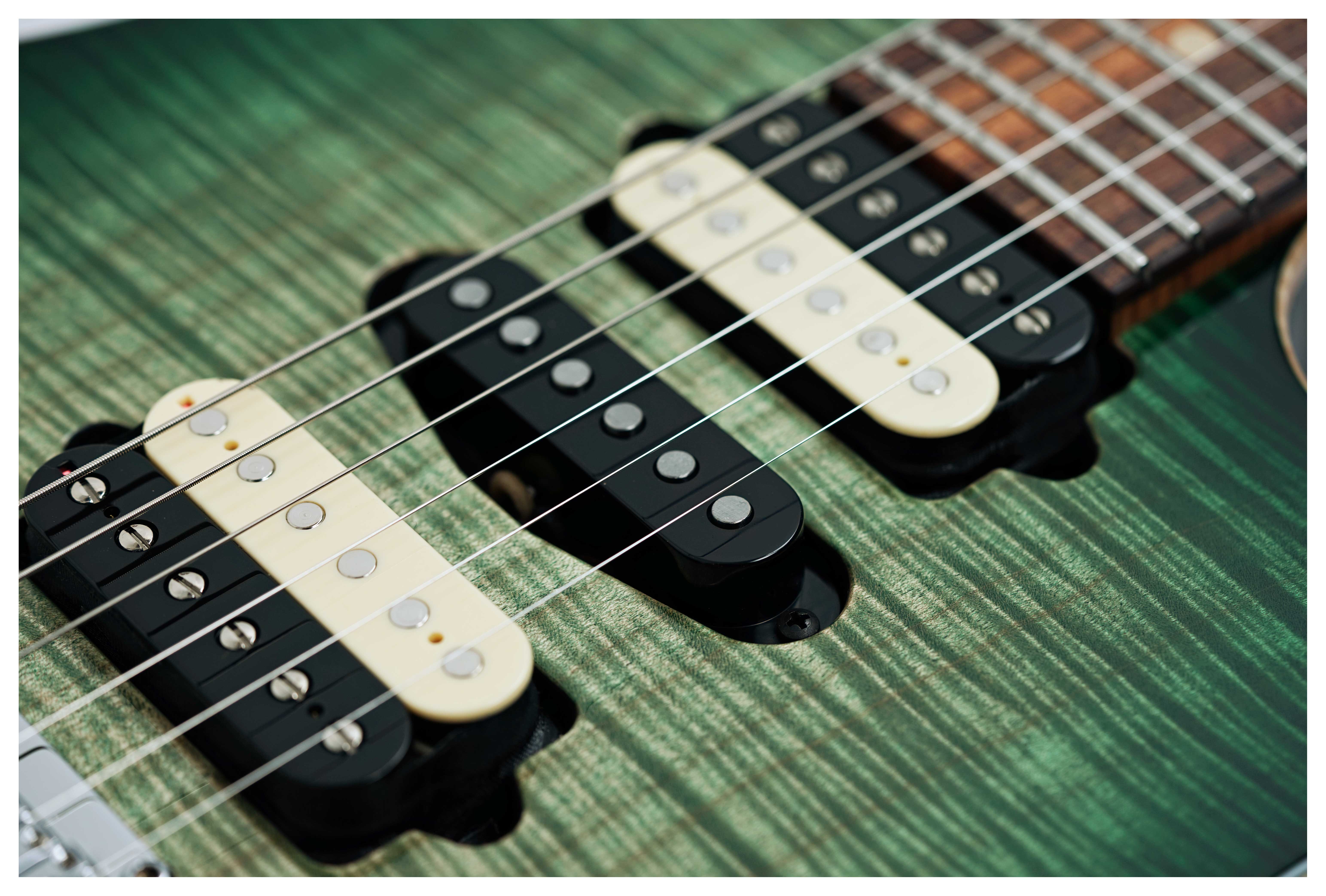Suhr Modern Plus Trans Green Burst Pau Ferro Fingerboard guitarguitar dealer select #92009