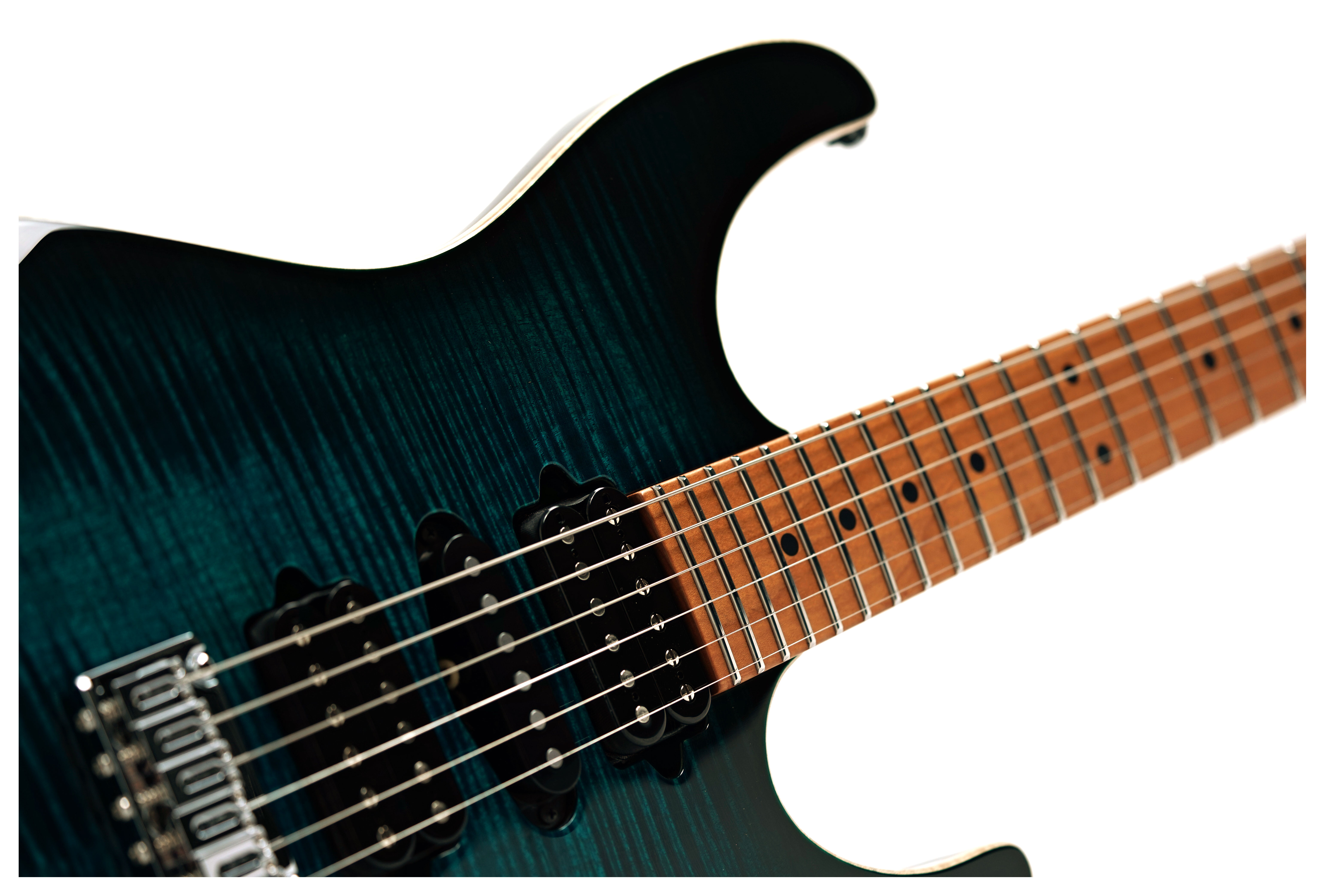 Suhr Modern Plus Trans Teal Burst Maple Fingerboard guitarguitar Select  #92015
