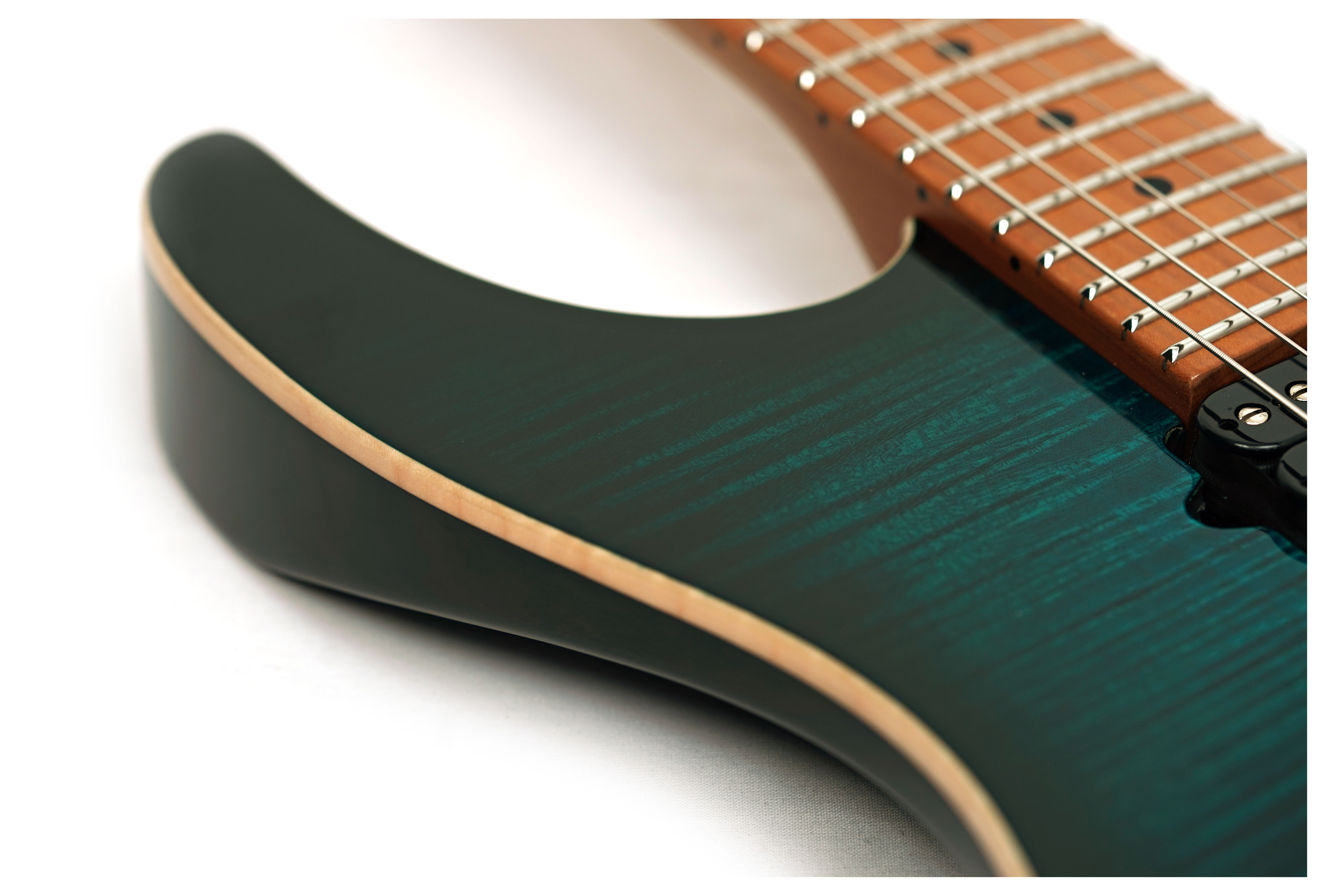 Suhr Modern Plus Trans Teal Burst Maple Fingerboard guitarguitar Select  #92015