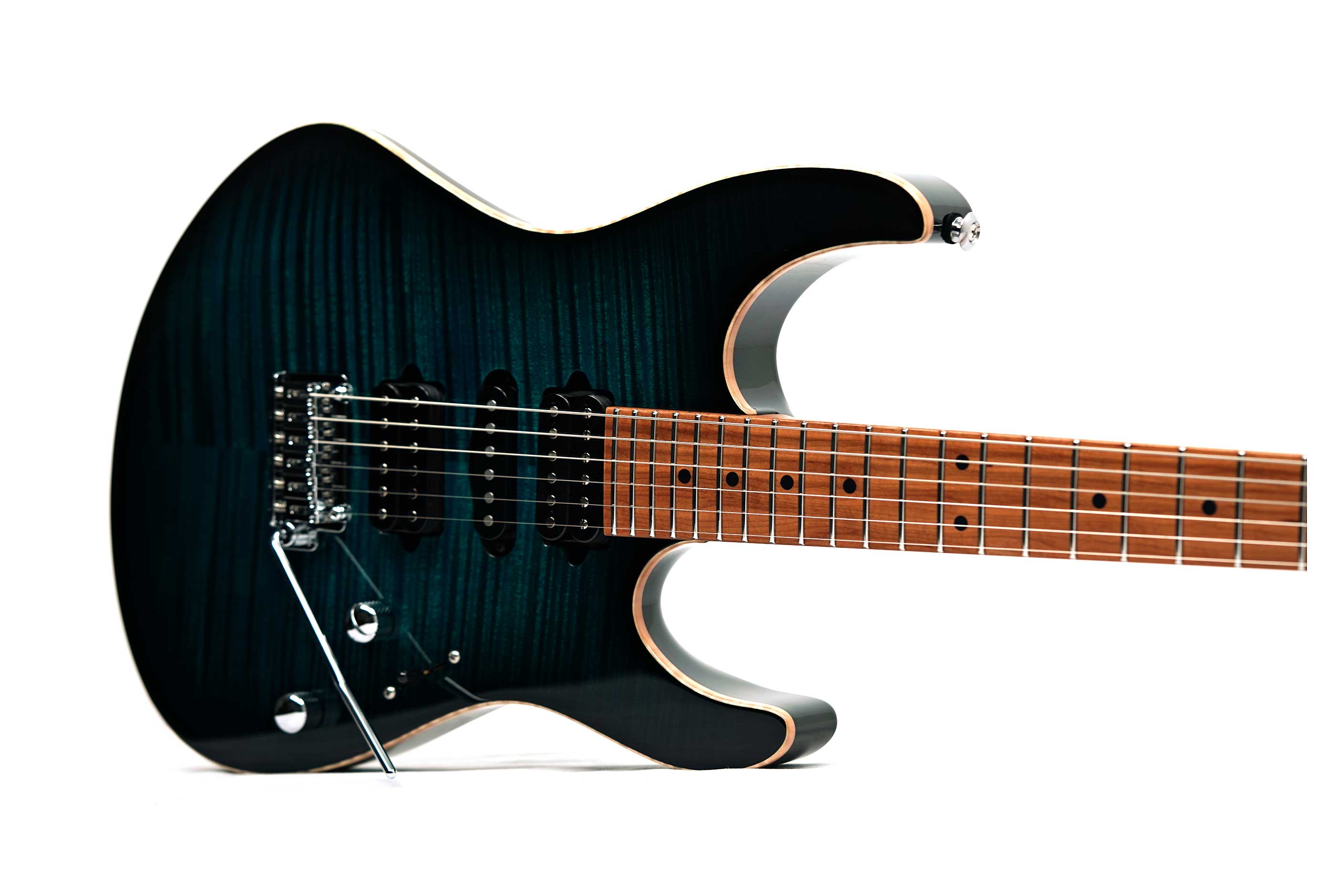Suhr Modern Plus Trans Teal Burst Maple Fingerboard guitarguitar Select #92016