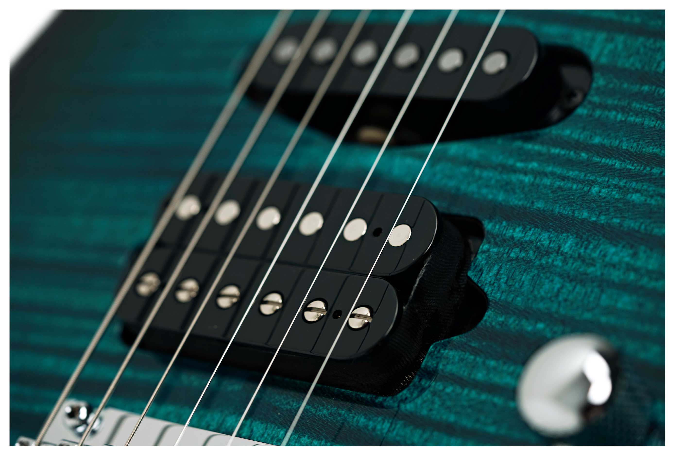 Suhr Modern Plus Trans Teal Burst Maple Fingerboard guitarguitar Select #92016