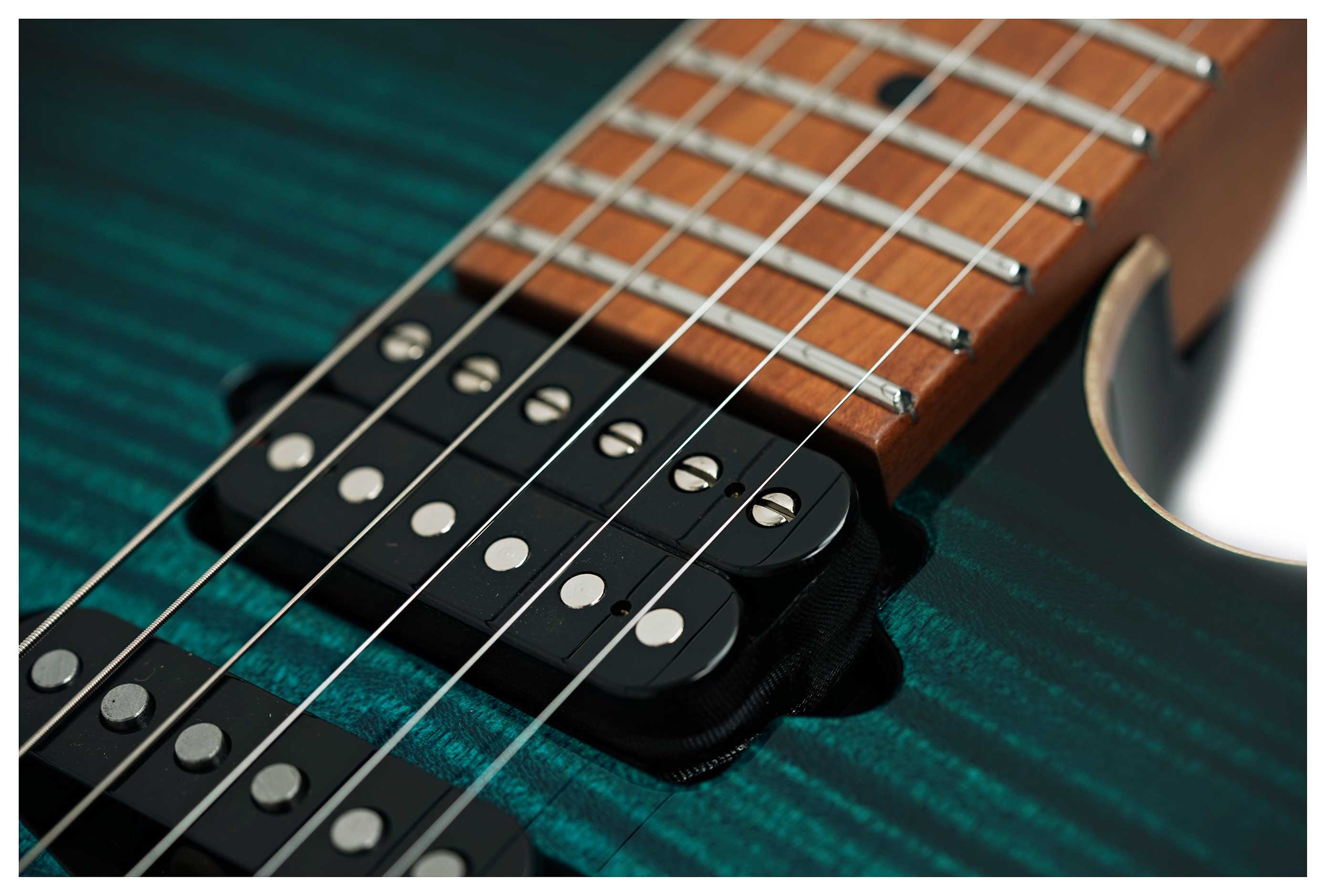 Suhr Modern Plus Trans Teal Burst Maple Fingerboard guitarguitar Select #92016