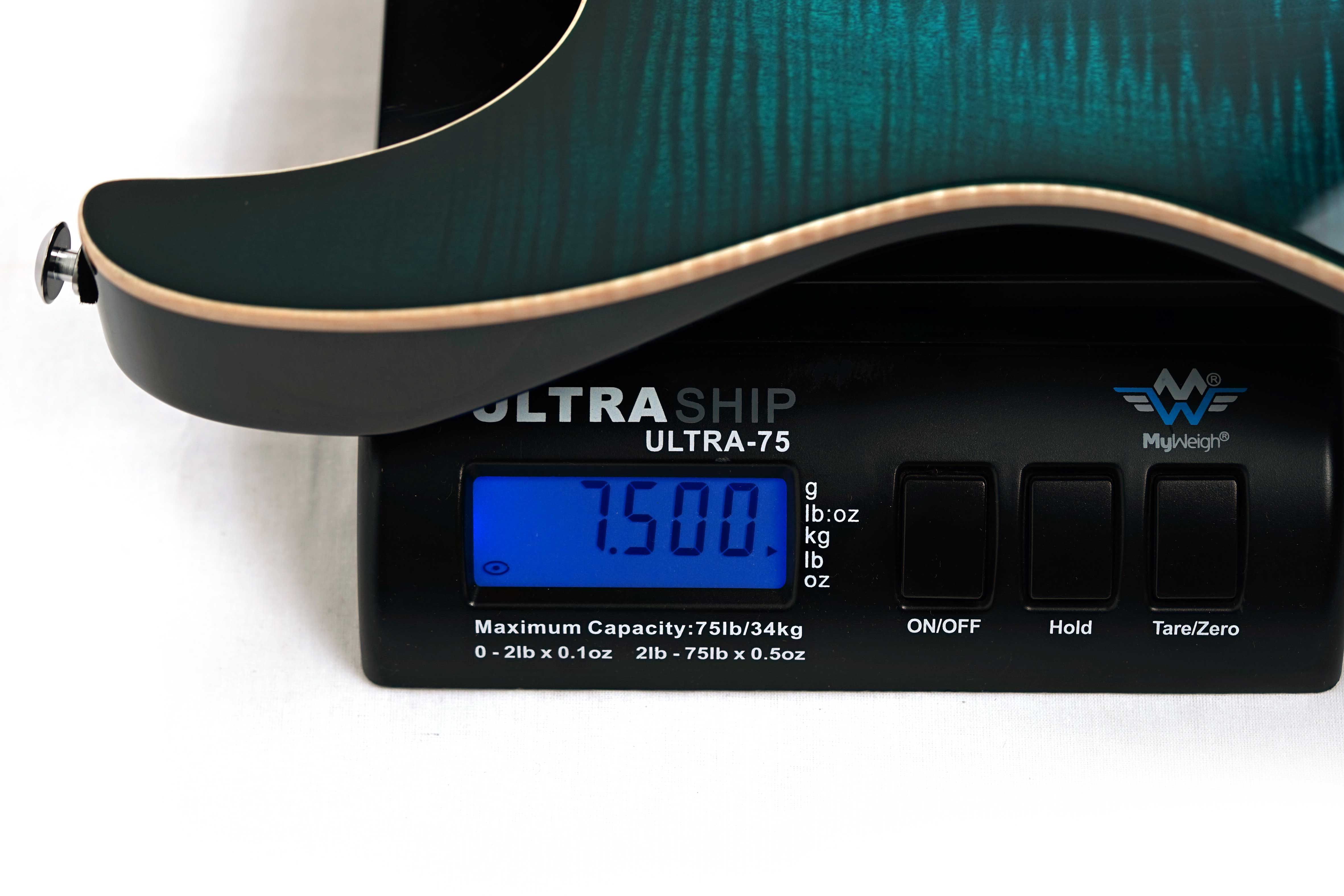 Suhr guitarguitar Dealer Select Modern Plus Trans Teal Burst Pau Ferro Fingerboard #92013