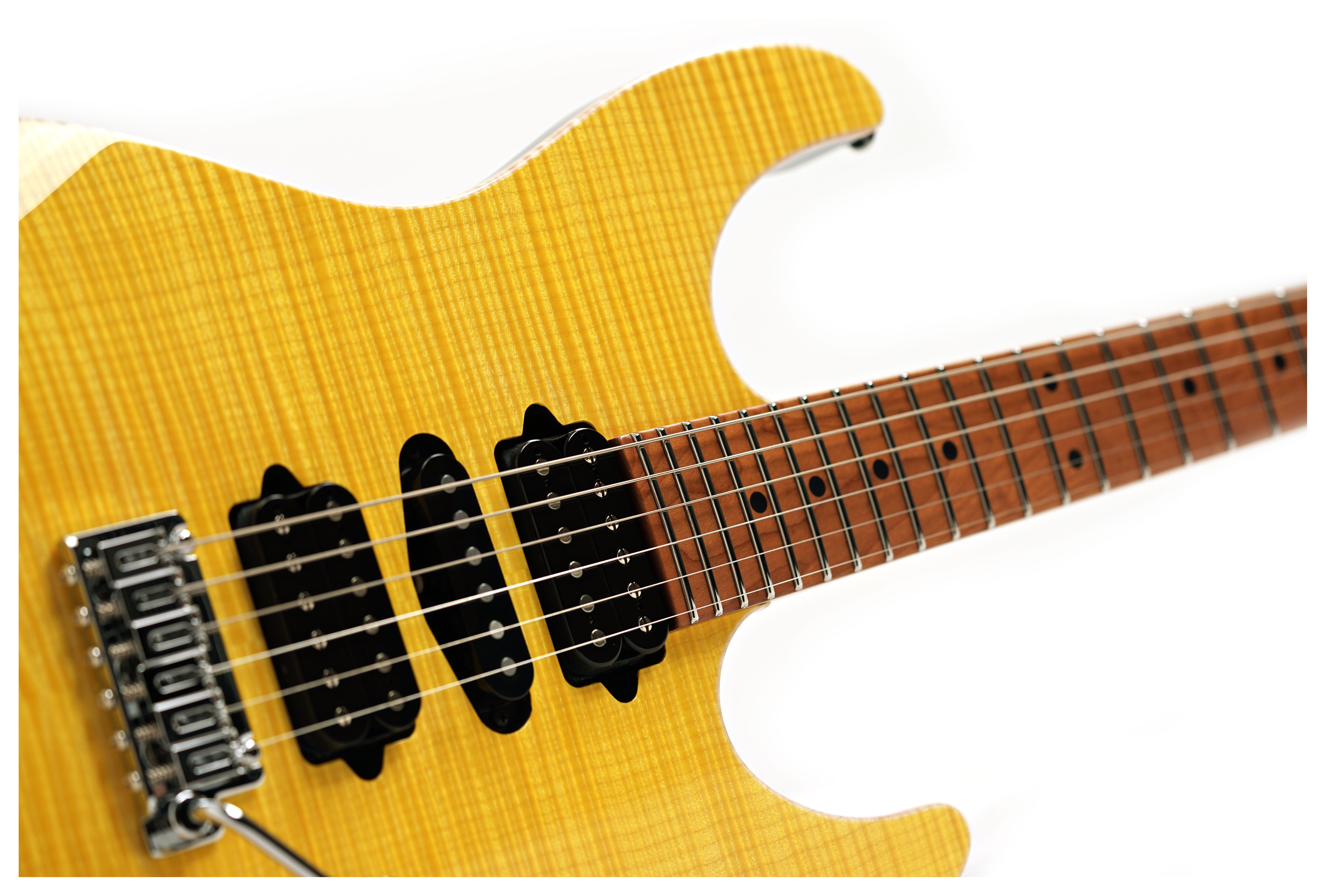 Suhr Modern Plus Trans Lemon Yellow Maple Fingerboard guitarguitar Select #92019
